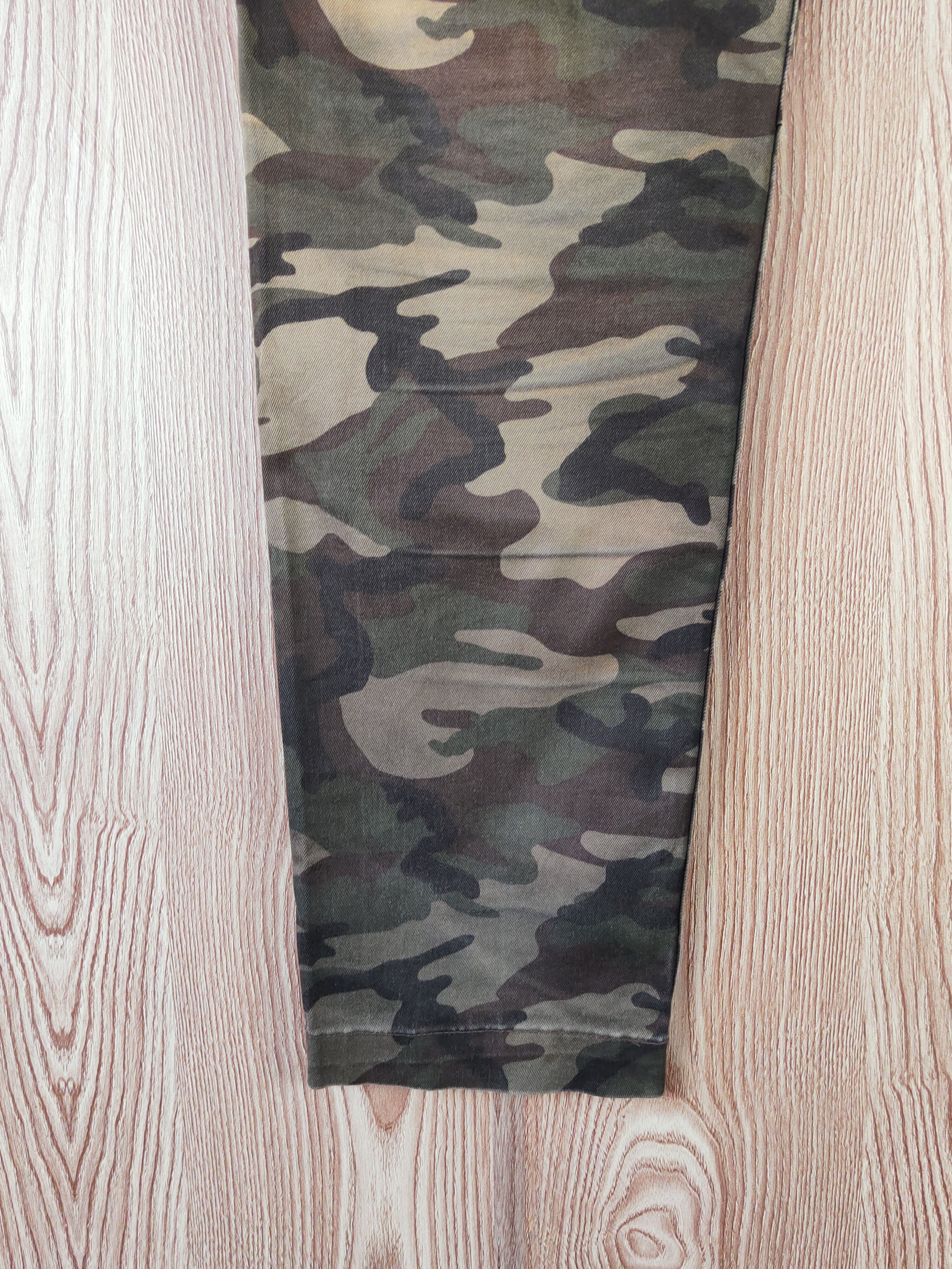 Japanese Brand Back Number Camouflage Multipocket Cargo Pants #W636 Size US 31 - 9 Thumbnail
