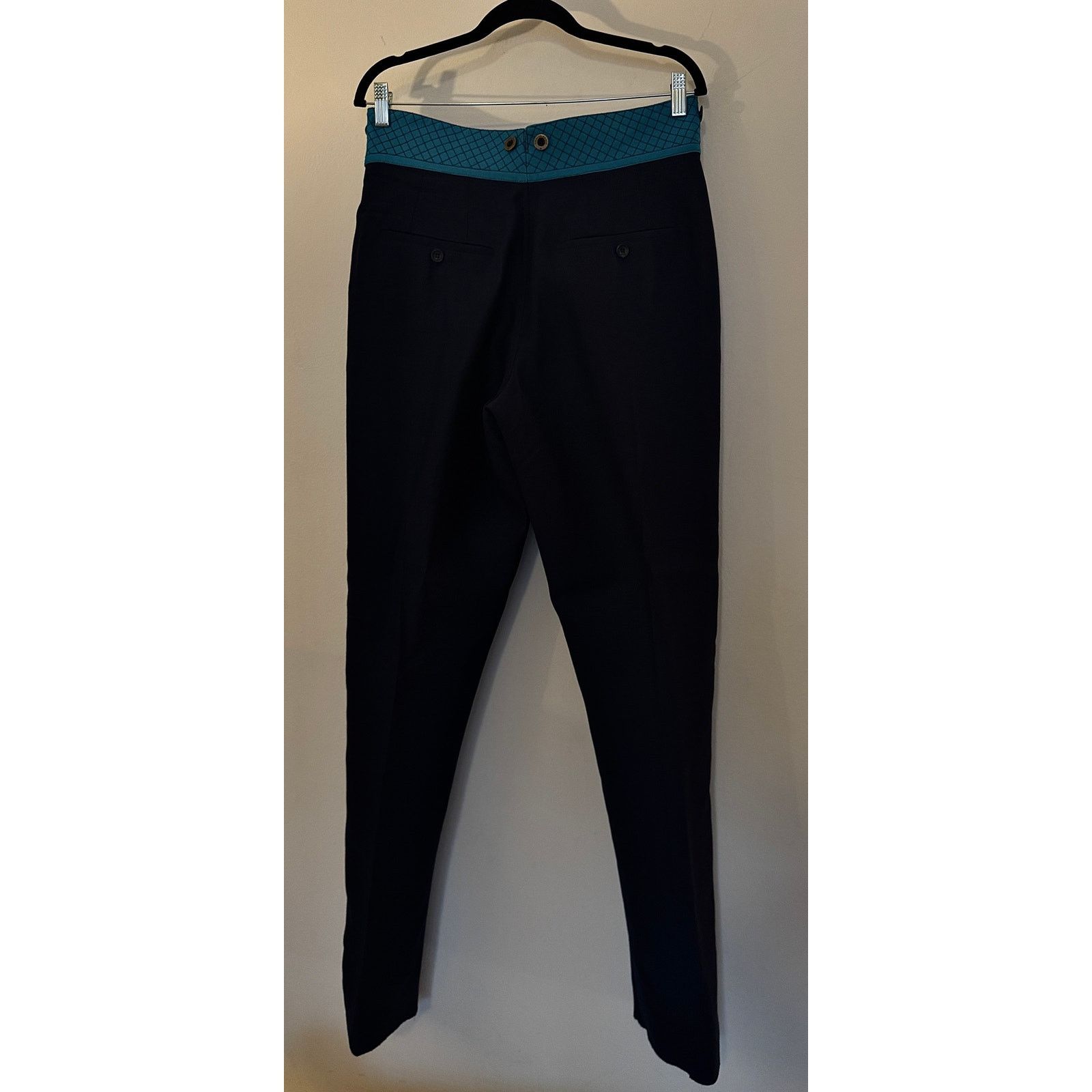 Lanvin Lanvin NWT Fitted Quilted Waistband and w/ Metal Pant Size US 30 / EU 46 - 4 Thumbnail