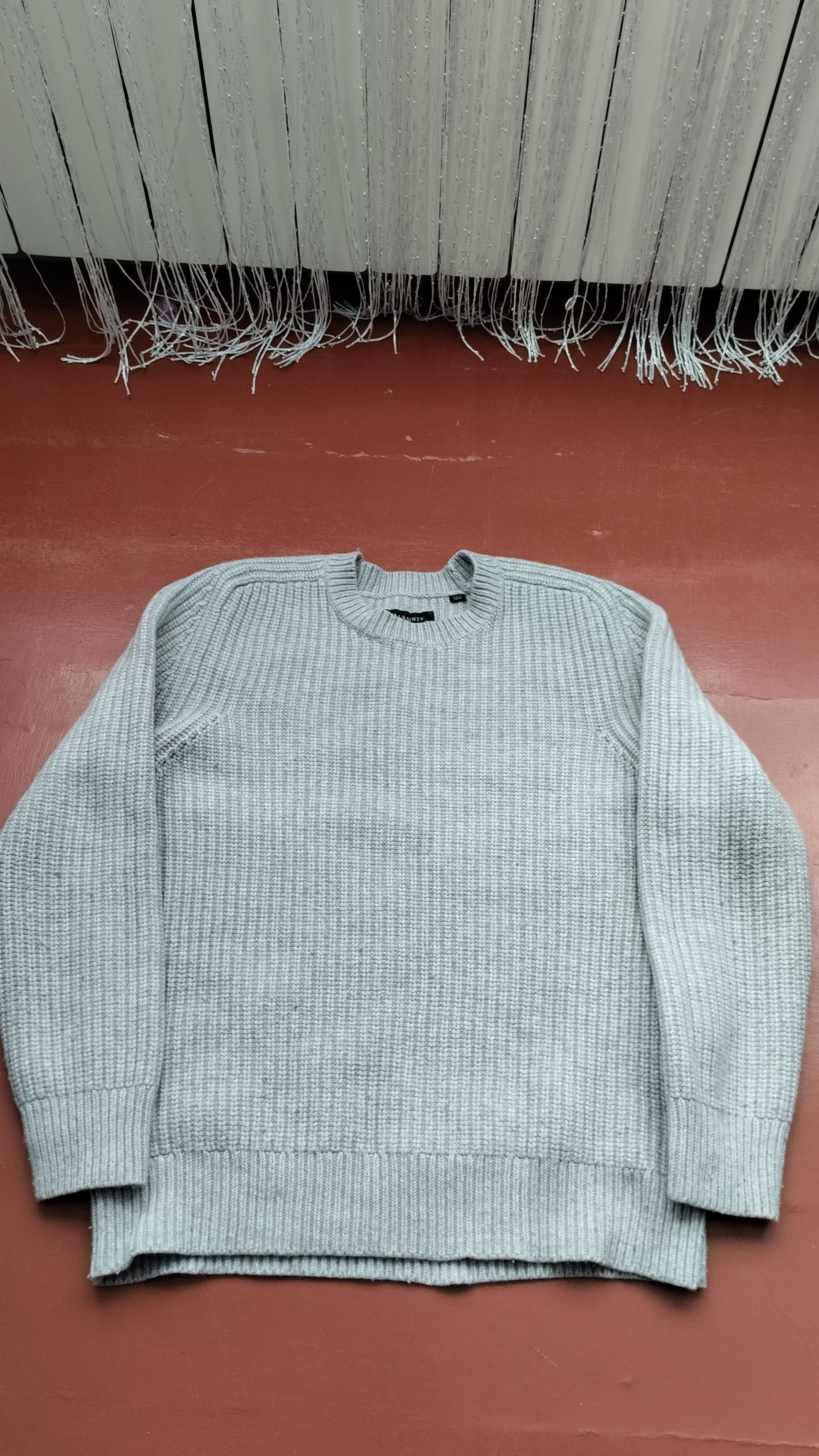Allsaints Vintage Rare Allsaints Sweater Oversized Woolen Size US L / EU 52-54 / 3 - 1 Thumbnail