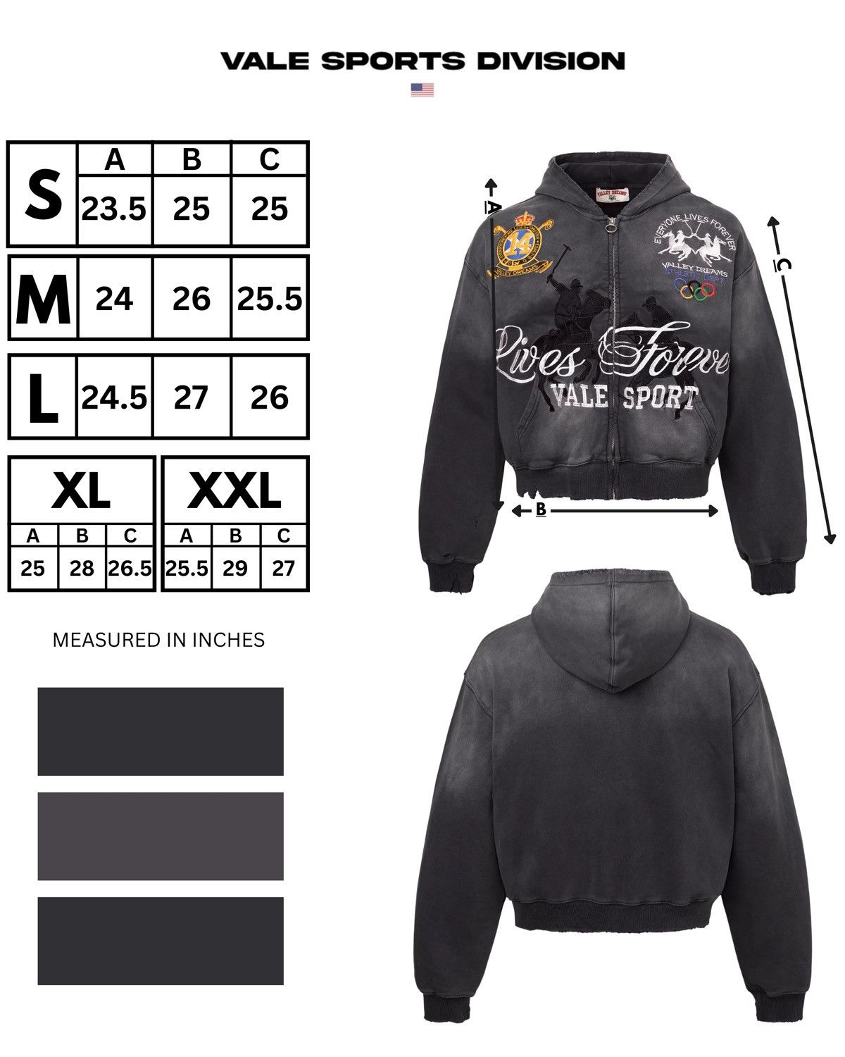 Vale Vale Forever BlackRock Zip Up Size US XL / EU 56 / 4 - 3 Thumbnail