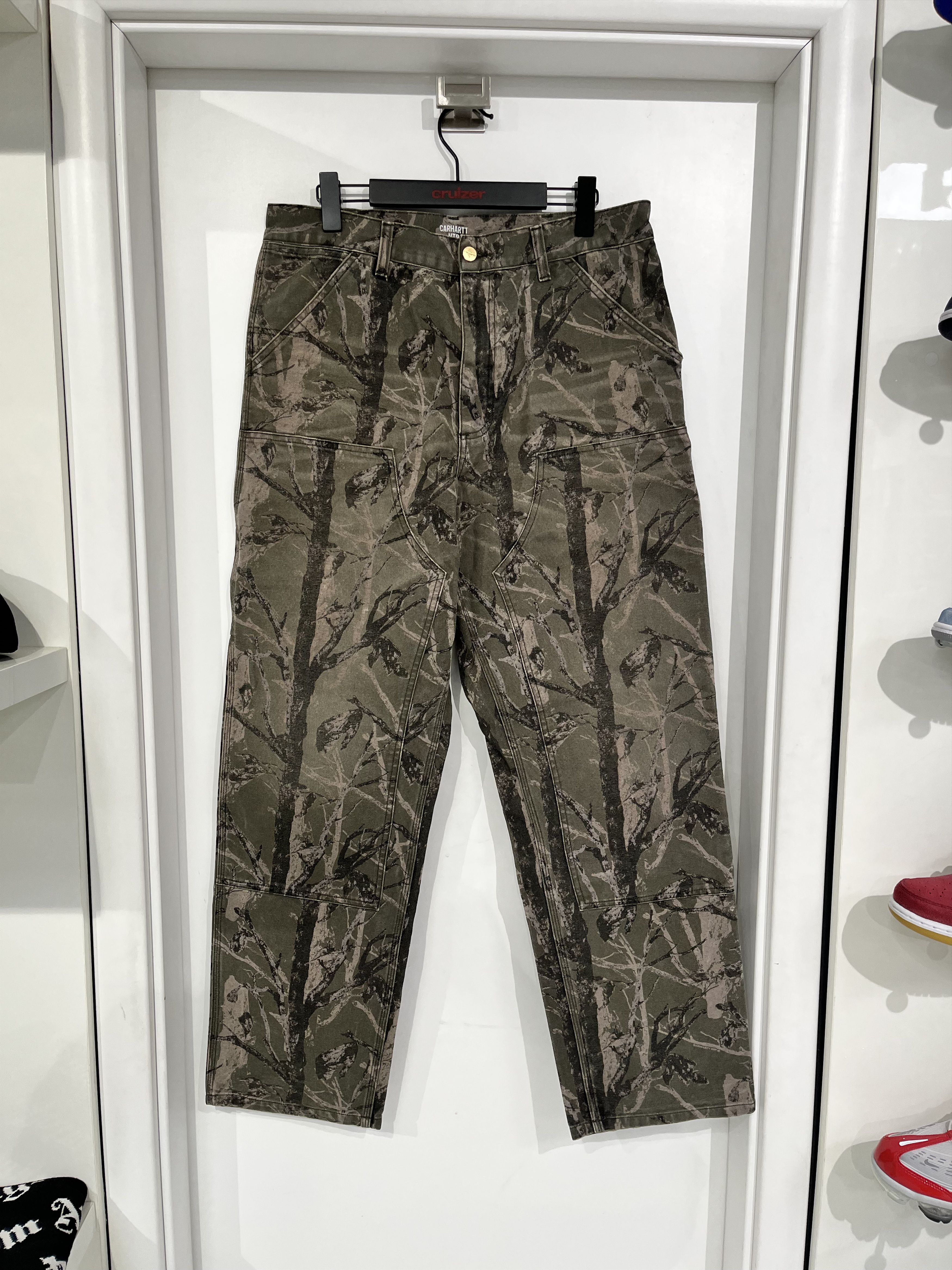 Carhartt Carhartt Double Knee Denim Pants Camo Green Size US 32 / EU 48 - 1 Thumbnail