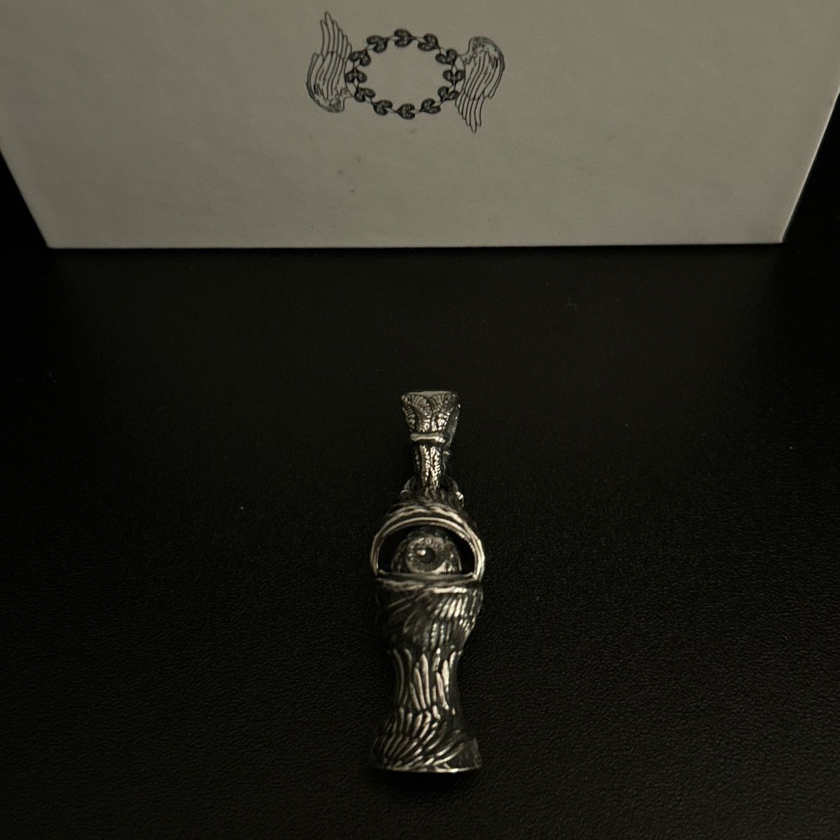 Avant Garde x Jewelry Hardihooder Angel Society Pendant in Silver, Men's