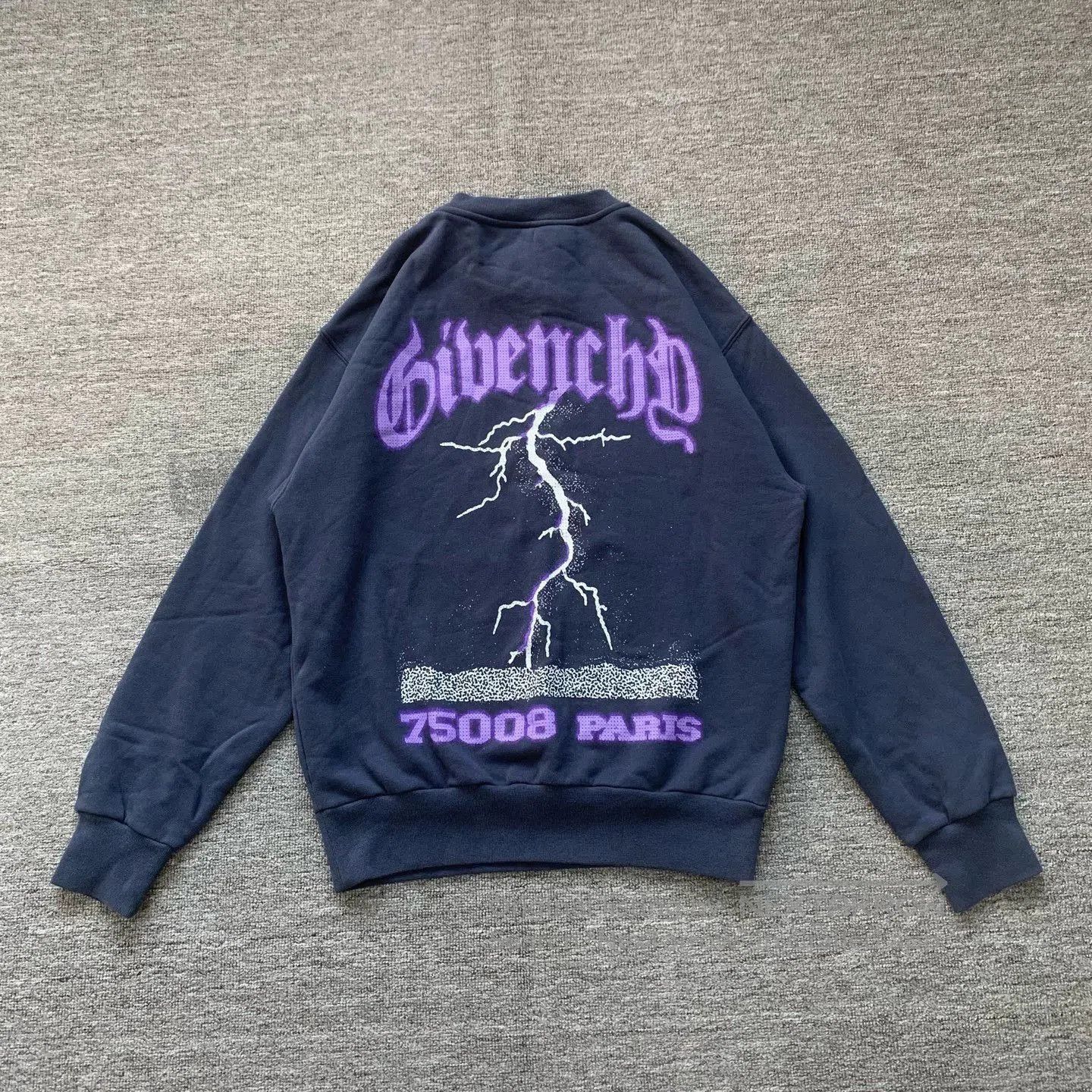 Givenchy Givenchy Blue Lightning Print Long Sleeve. Size US XS / EU 42 / 0 - 2 Thumbnail
