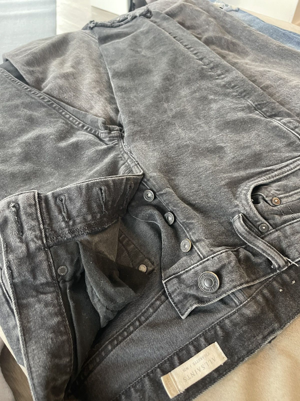 Allsaints Allsaints Distressed Cigarette Jeans Size US 28 / EU 44 - 2 Thumbnail