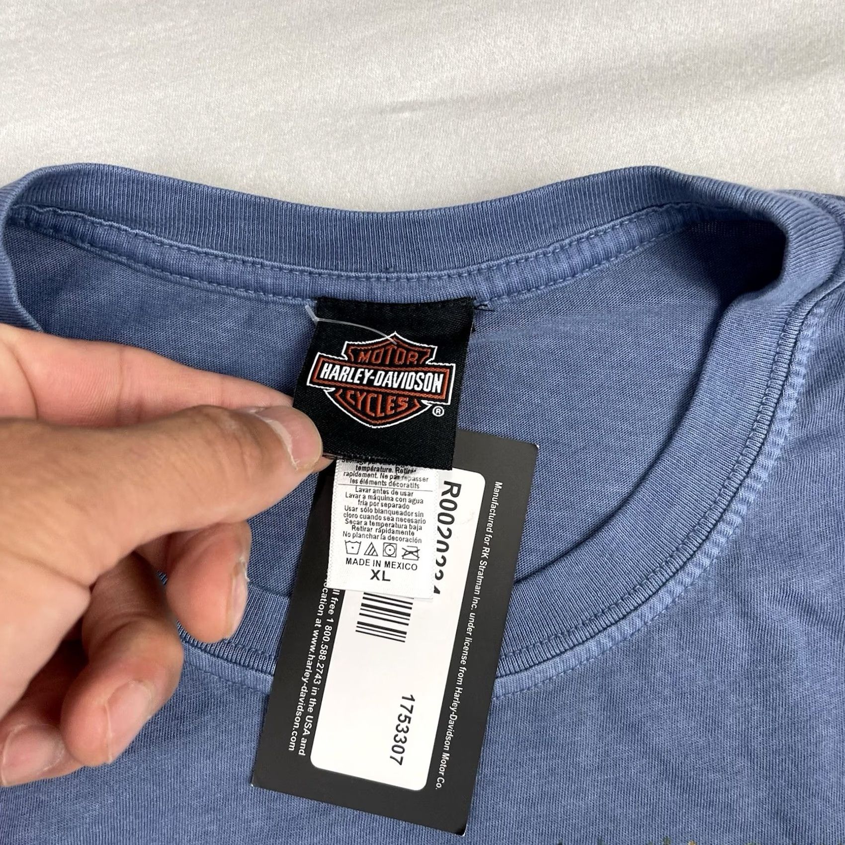 Harley Davidson Harley-Davidson Shirt Mens XL Day Of The Dead Sleeveless Crew Neck Blue Cotton Graphic Print New title: Size US XL / EU 56 / 4 - 5 Thumbnail
