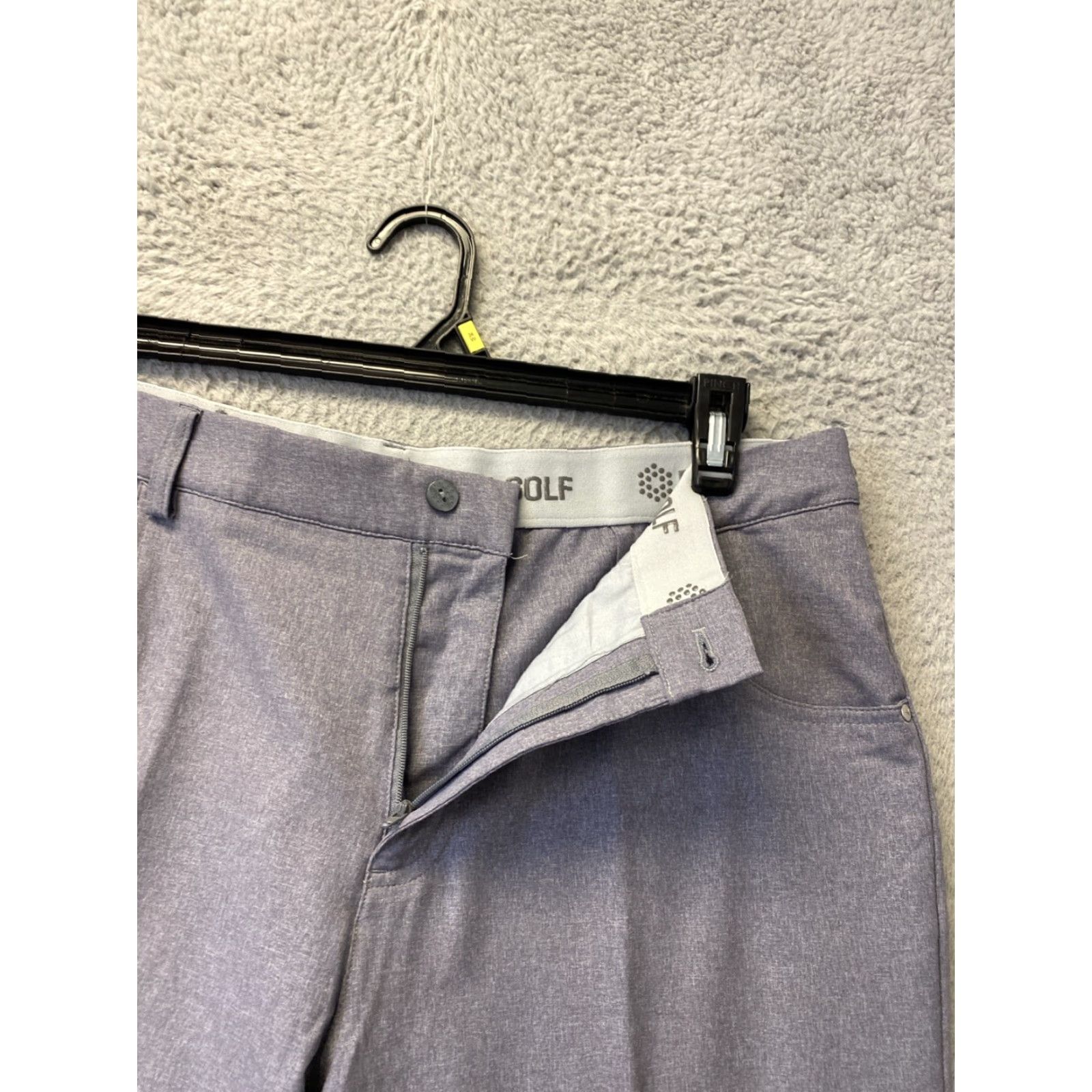 Puma Puma Tailored Golf Pants Tapered Leg Stretch Waist 34x32 Gray Mens Pants 100% Polyester Casual Stretch Day on Course Size US 34 / EU 50 - 3 Thumbnail