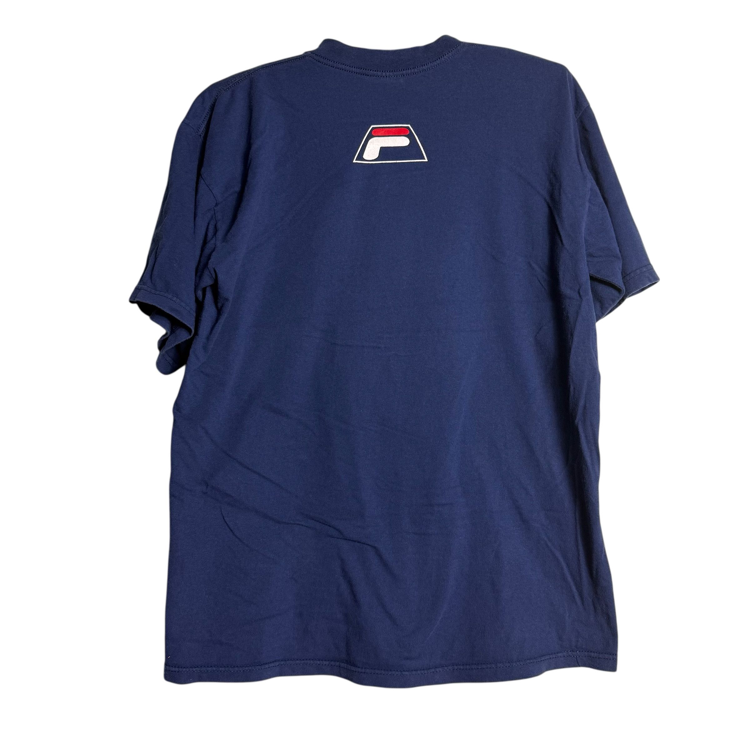 Fila 🔥RARE🔥Vintage 90s Fila Spell Out T-shirt Made in USA Size US M / EU 48-50 / 2 - 3 Thumbnail