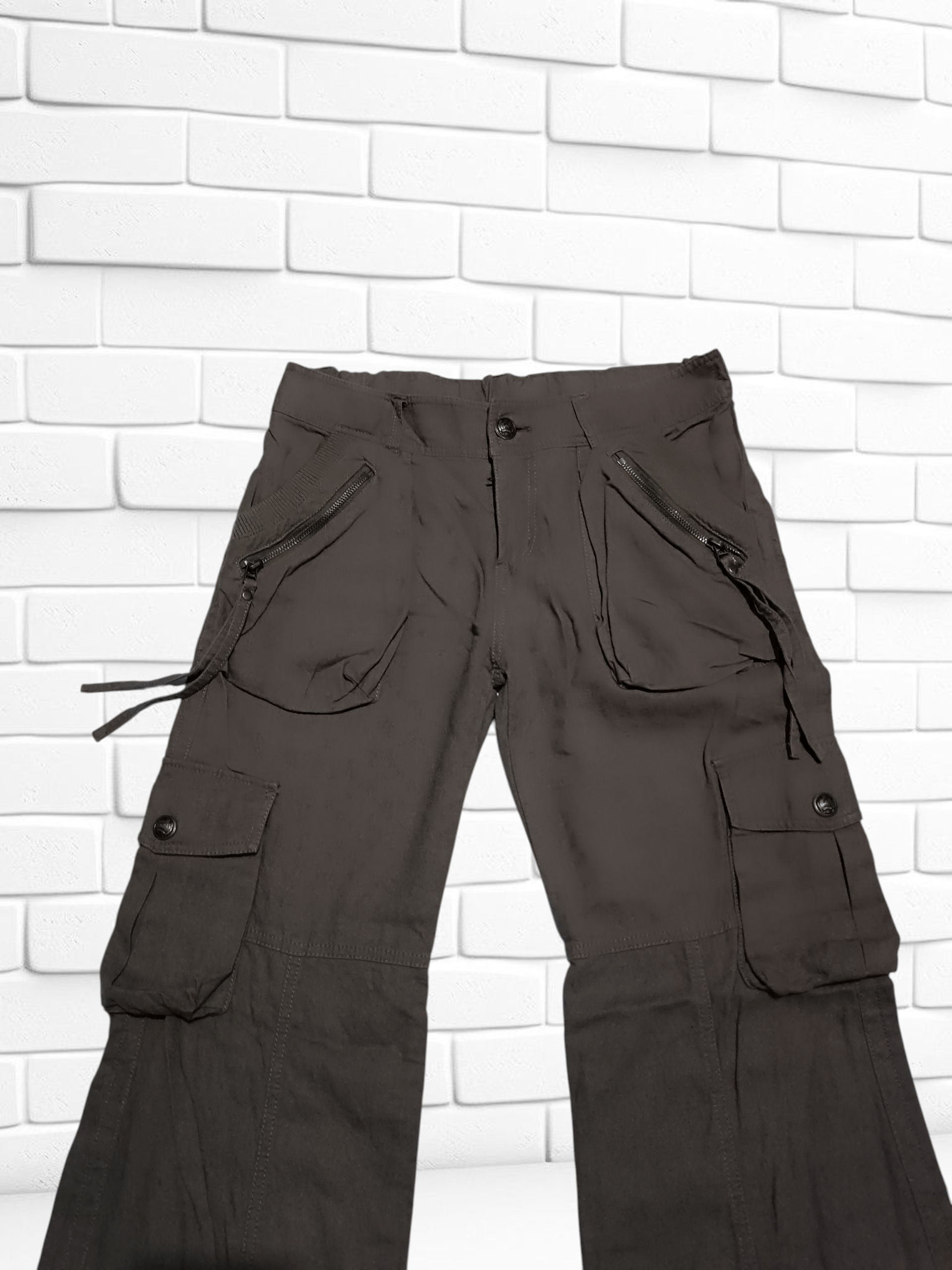 Japanese Brand Vintage Flared Parachute Cargo Pants style L.G.B Size US 30 / EU 46 - 2 Thumbnail
