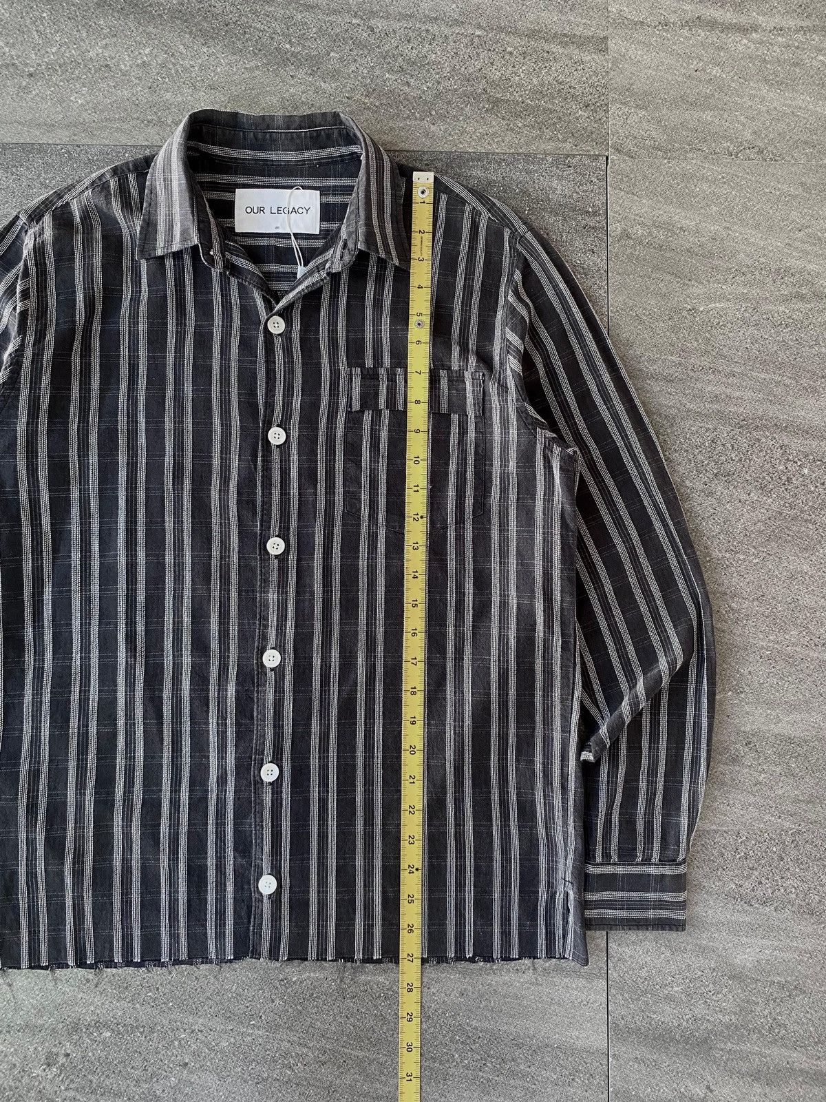 Our Legacy FREE TAX! Cropped Striped Ls Shirts Size US S / EU 44-46 / 1 - 11 Thumbnail