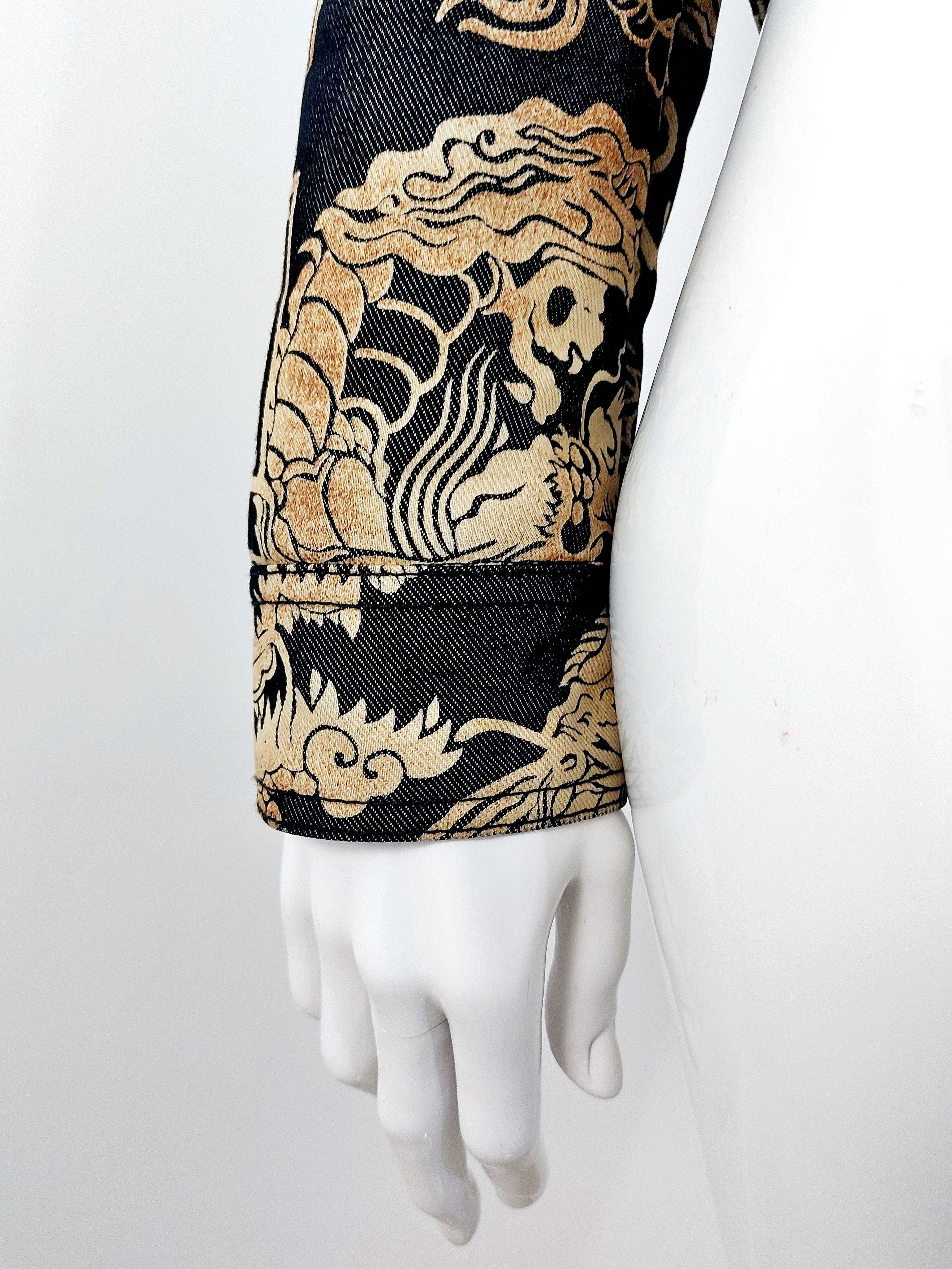 Kenzo Kenzo Jeans Japanese Asian Dragon Faux Fur Coat Jacket Size S / US 4 / IT 40 - 9 Thumbnail
