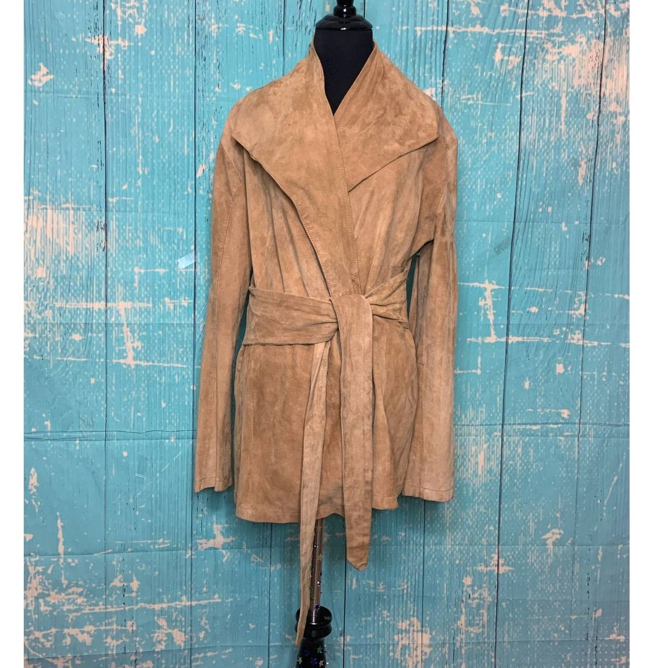 GOOSECRAFT Goosecraft beige tan leather suede belted coat size M Size M / US 6-8 / IT 42-44 - 11 Thumbnail