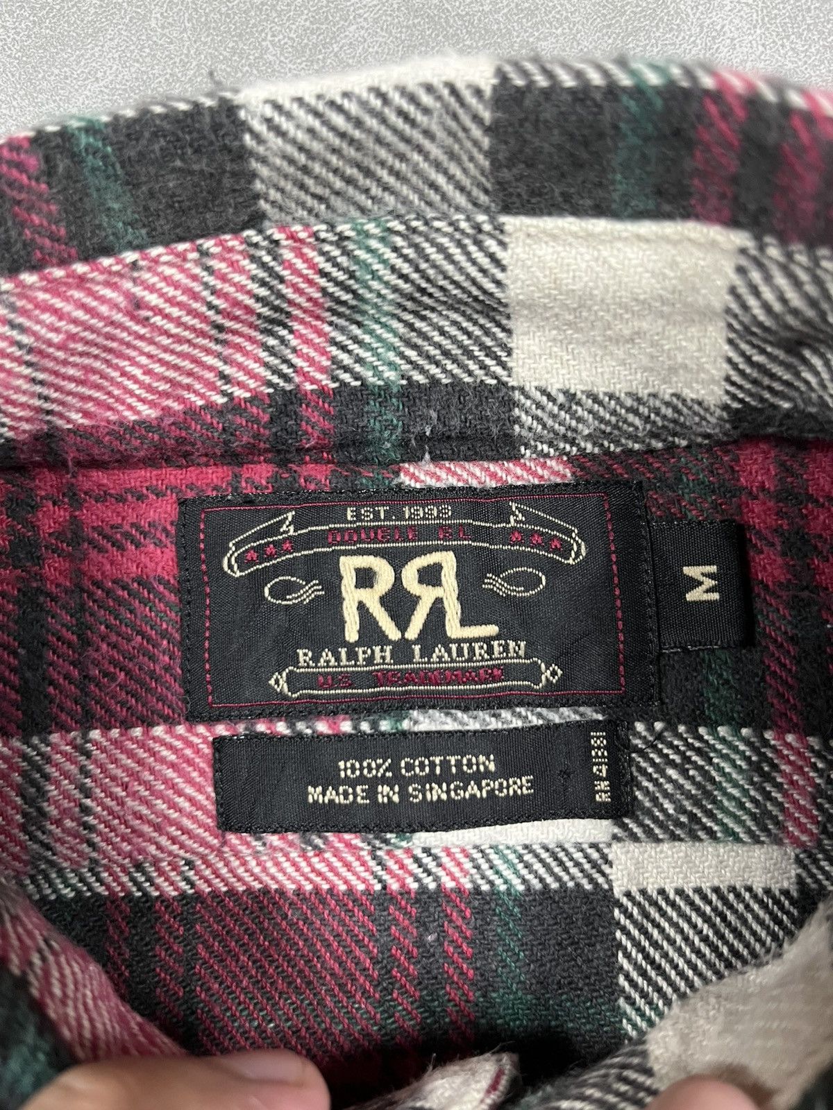 RRL Ralph Lauren RRL flannel plaid Size US XL / EU 56 / 4 - 9 Thumbnail