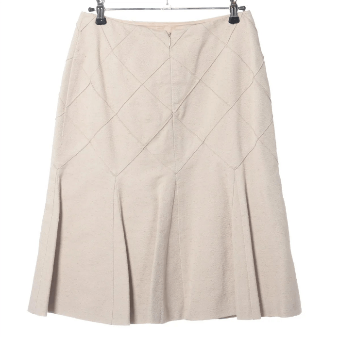Chanel Matelasse Pleated Skirt Size 26" / US 2 / IT 38 - 2 Thumbnail