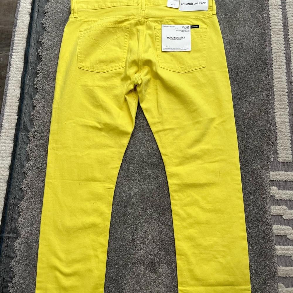 Designer Calvin Klein jeans modern classics slim pants Size 32" / US 10 / IT 46 - 7 Thumbnail