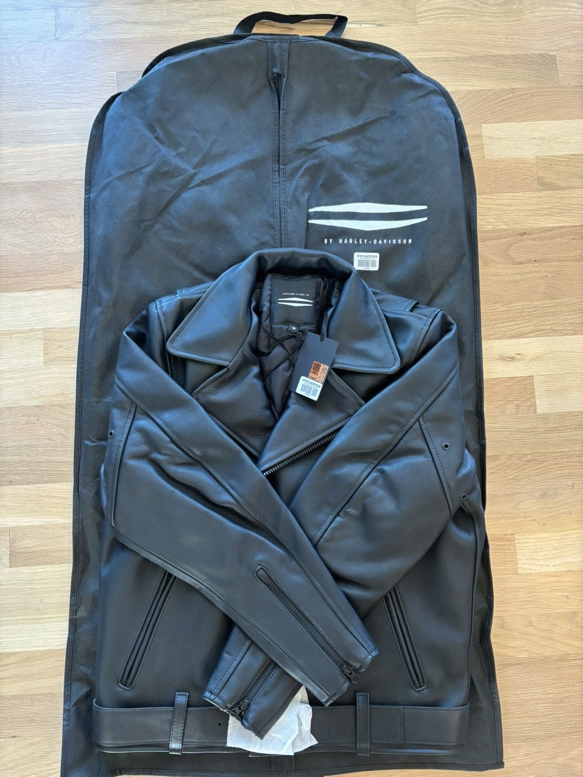 Harley Davidson $895 Retail - Harley Davidson Leather Classic Moto Jacket Size US XS / EU 42 / 0 - 6 Thumbnail
