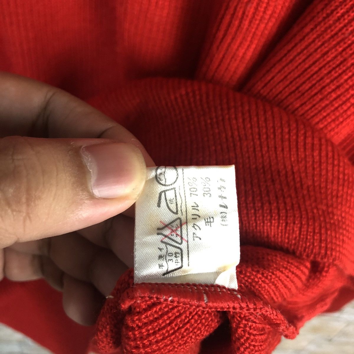 Japanese Brand × Vintage Arnold Palmer vintage Red knitwear sweatshirt #A891 Size L / US 10 / IT 46 - 12 Thumbnail