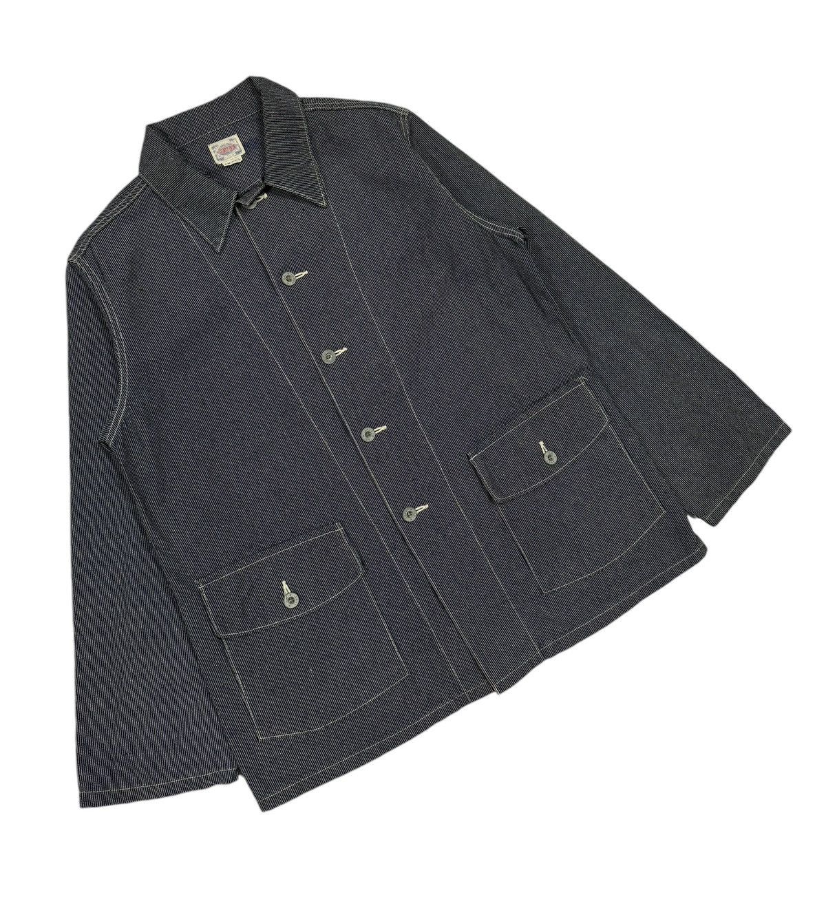 Mister Freedom Made By Stormy Blue Pherrows Usn Chore Jacket Size US S / EU 44-46 / 1 - 5 Thumbnail
