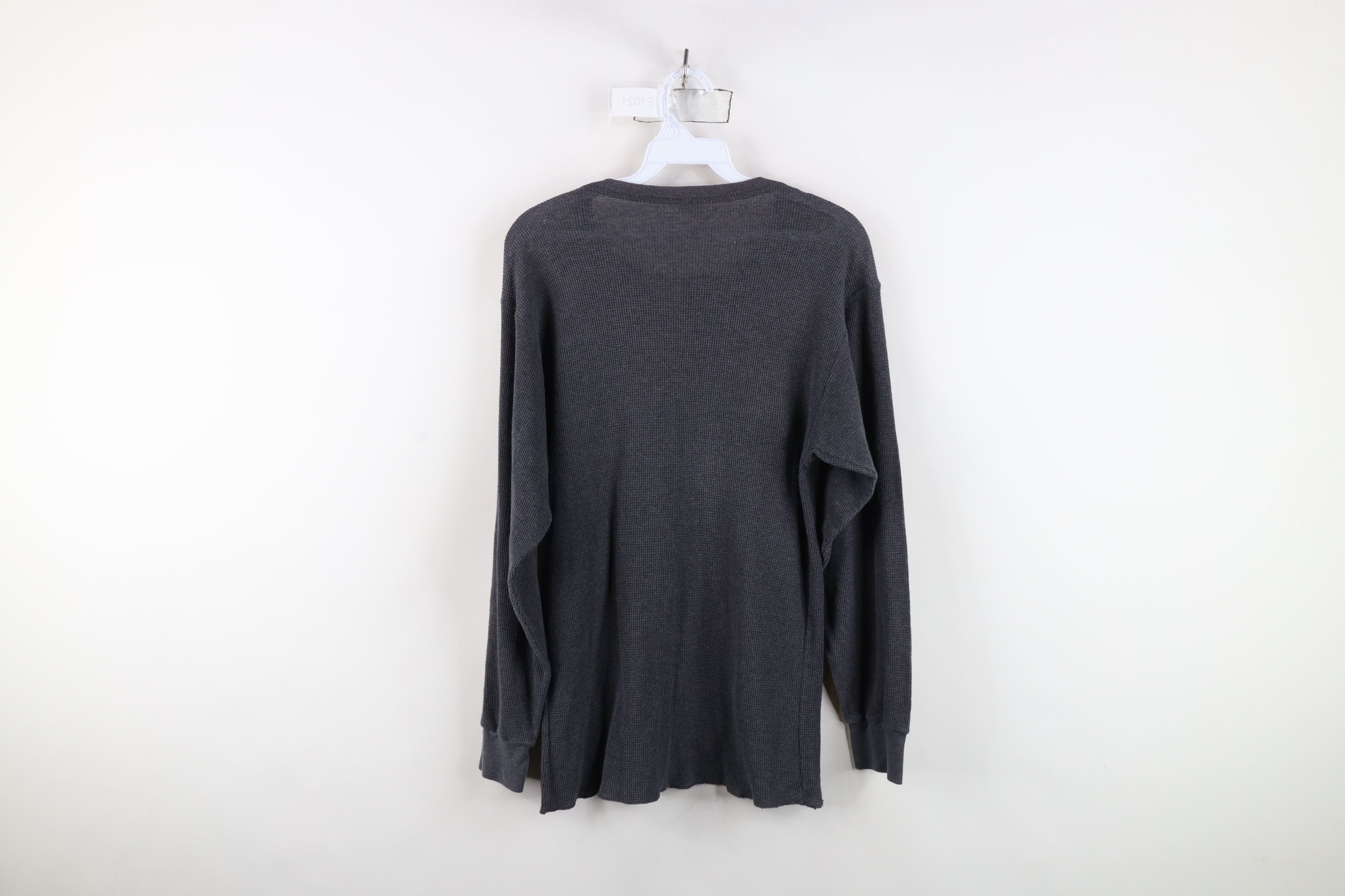 Vintage Vintage 90s Streetwear Waffle Knit Long Sleeve T-Shirt USA Size US XL / EU 56 / 4 - 10 Thumbnail