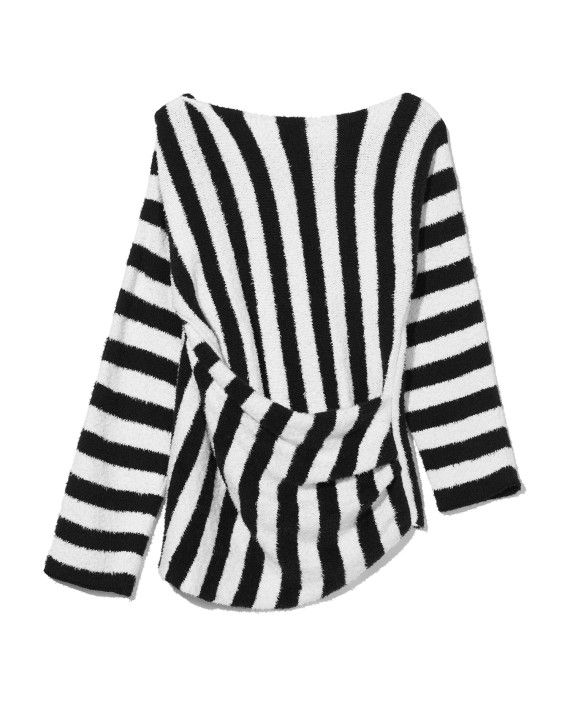 Balmain o1y0625 Sweater in White/Black Size XS / US 0-2 / IT 36-38 - 1 Thumbnail