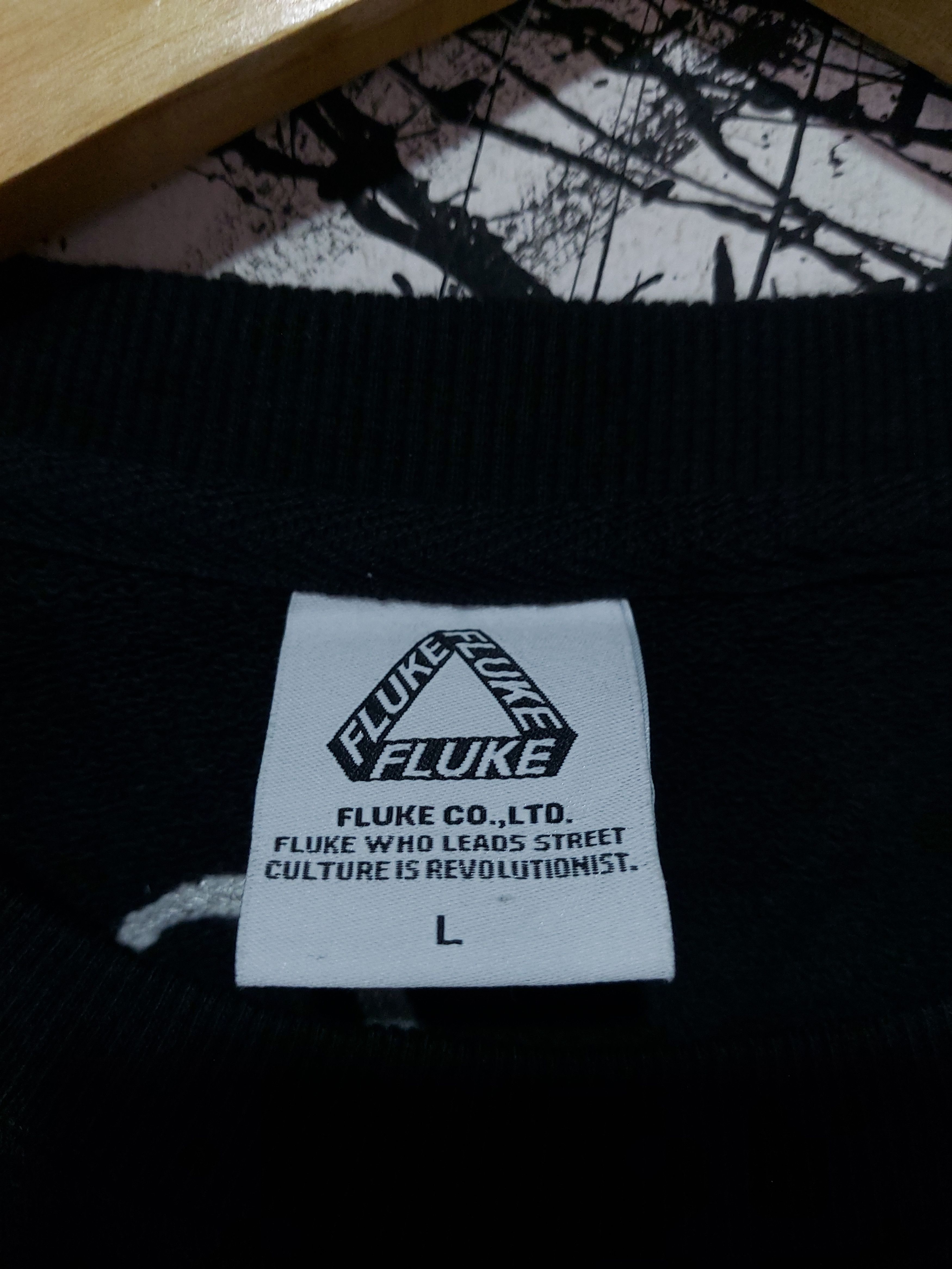 Japanese Brand Y2K FLUKE NOTORIOUS GODDESS FASCINATING LOGO SWEATSHIRT Size US L / EU 52-54 / 3 - 7 Thumbnail