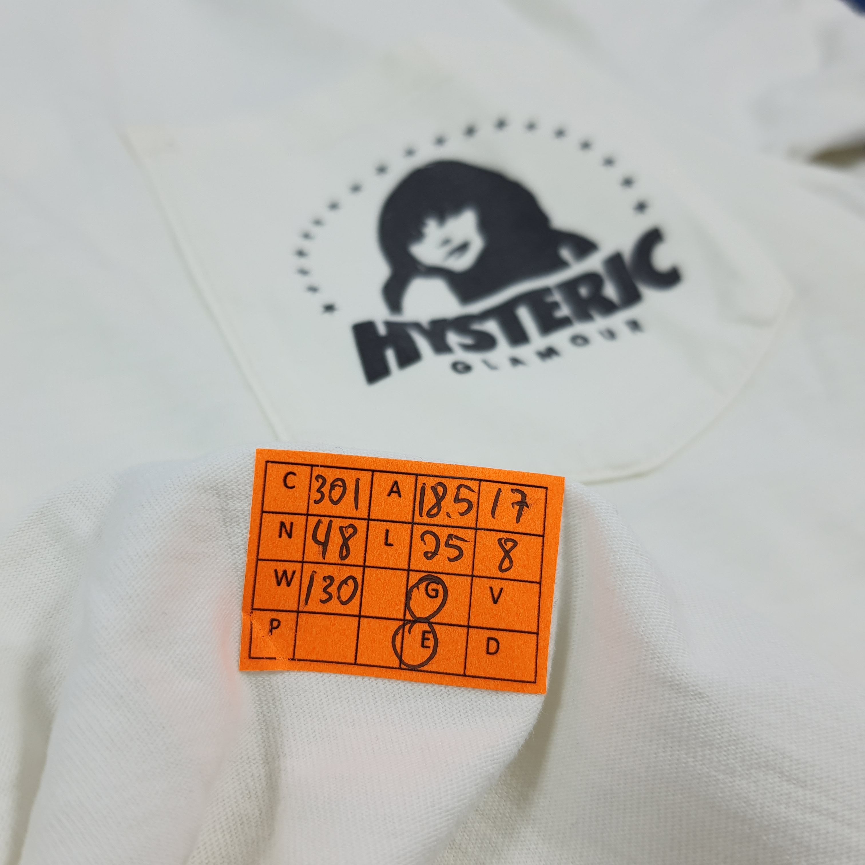 Hysteric Glamour Vintage Hysteric Glamour Japan Pocket Tee C301N48 Size US S / EU 44-46 / 1 - 10 Thumbnail
