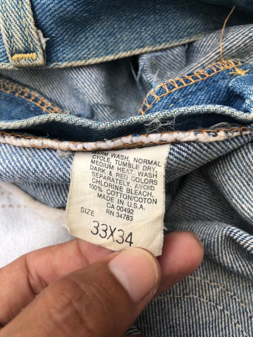 Lee × Vintage Vintage 70s Lee Riders Washed Jeans Talon Zip Size US 31 - 4 Thumbnail