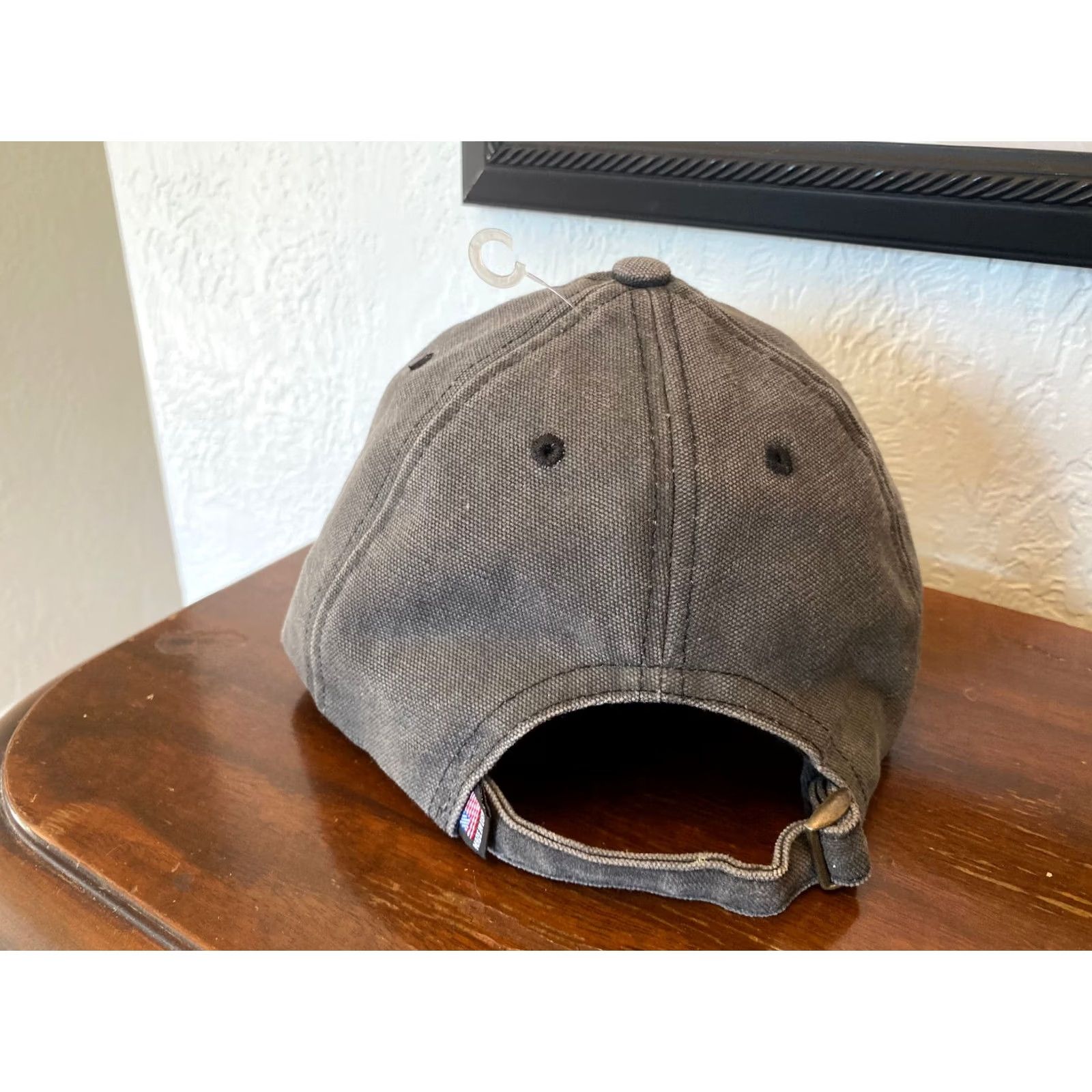 Vintage Chevrolet Baseball Cap Hat Gray Canvas Buckle & Tuck Men Adjustable Cotton USA Size ONE SIZE - 3 Thumbnail