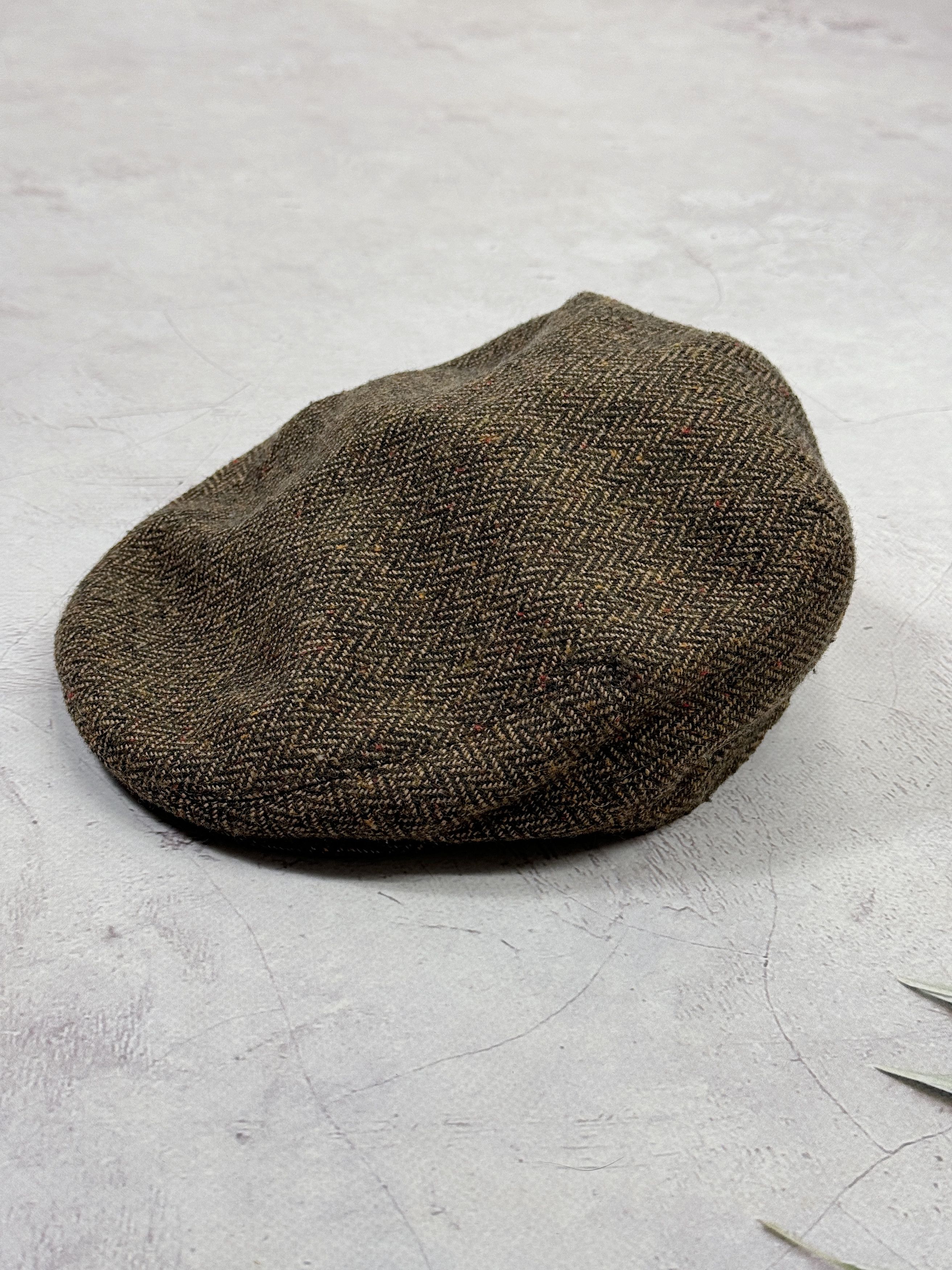 Barbour × Vintage Barbour Tweed Flat Cap Size ONE SIZE - 2 Thumbnail