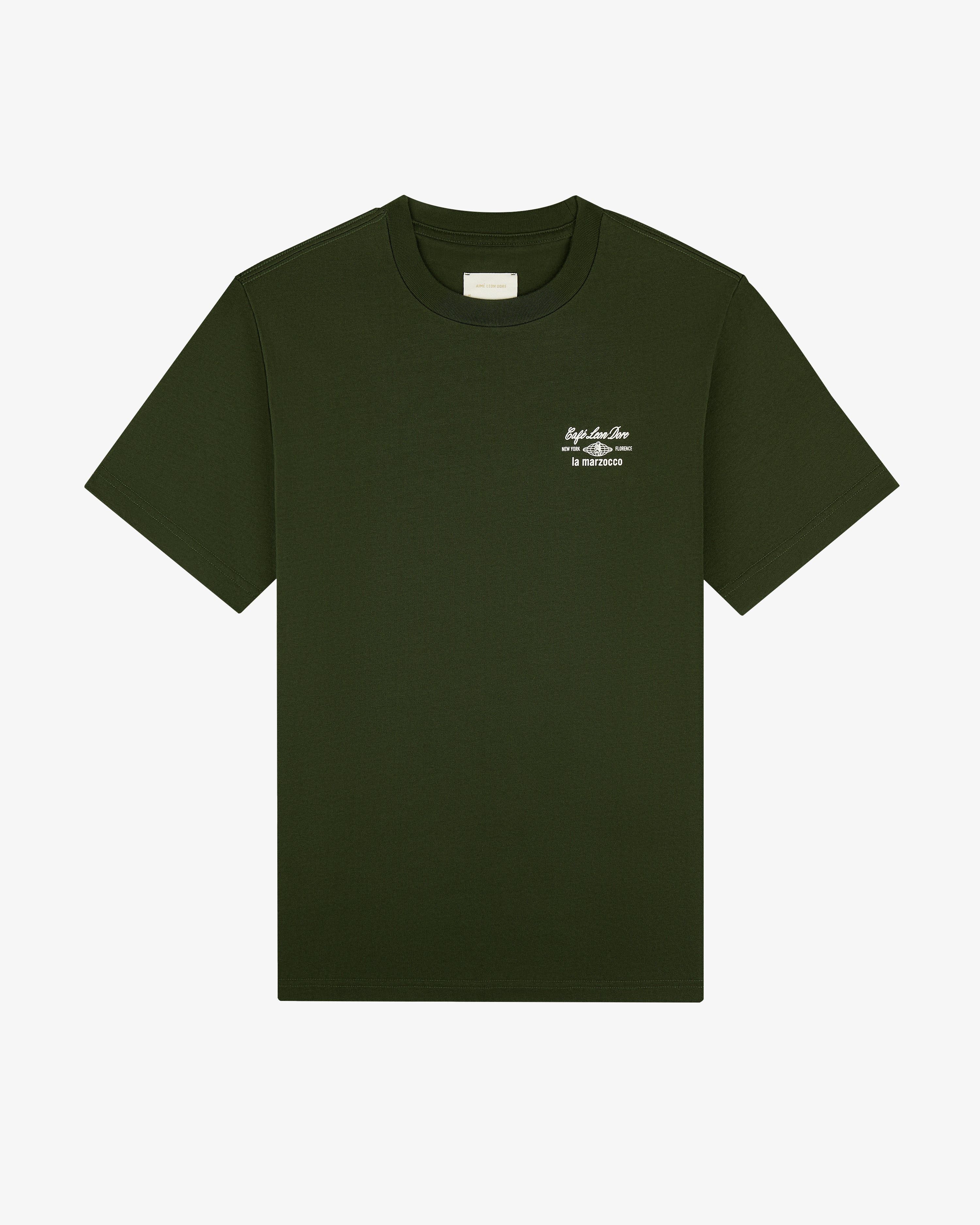 Aime Leon Dore Café Leon Dore / La Marzocco Tee Size US XL / EU 56 / 4 - 2 Thumbnail