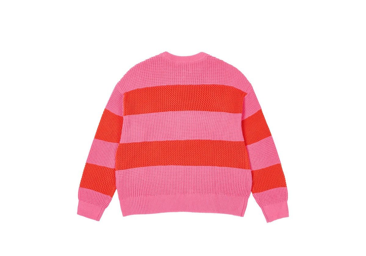 Palace Palace Open Stripe Knit Sweater in Pink / Orange Size Large Size US L / EU 52-54 / 3 - 2 Thumbnail