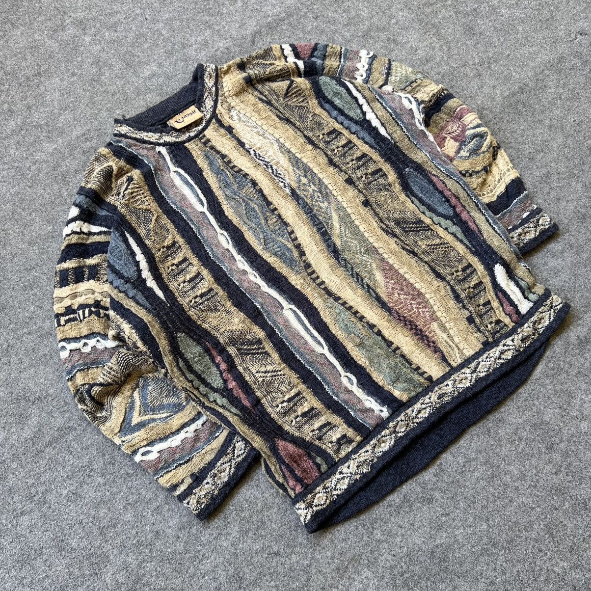Coogi × Vintage Crazy Vintage Coogi Classic 3D Cable Knit Sweater Size US L / EU 52-54 / 3 - 2 Thumbnail