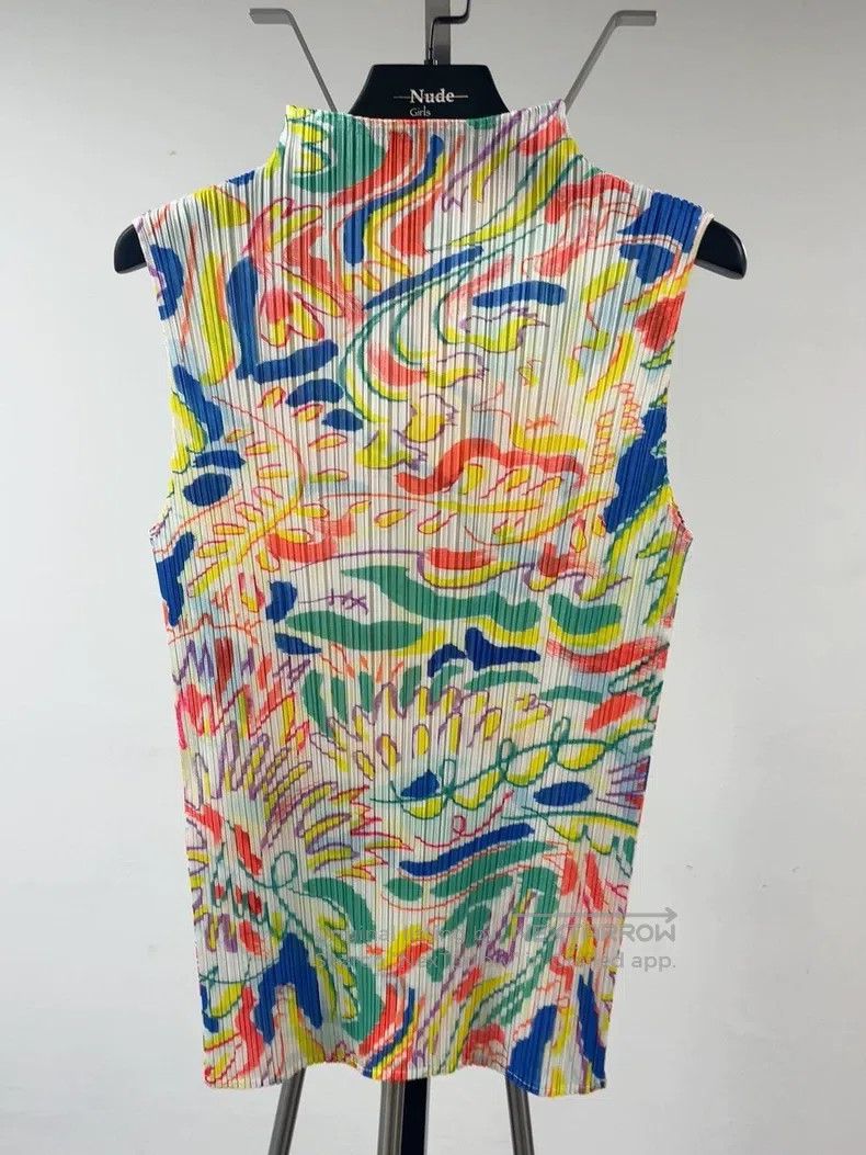 Issey Miyake Issey Miyake Color-Block Vest Size L / US 10 / IT 46 - 1 Thumbnail