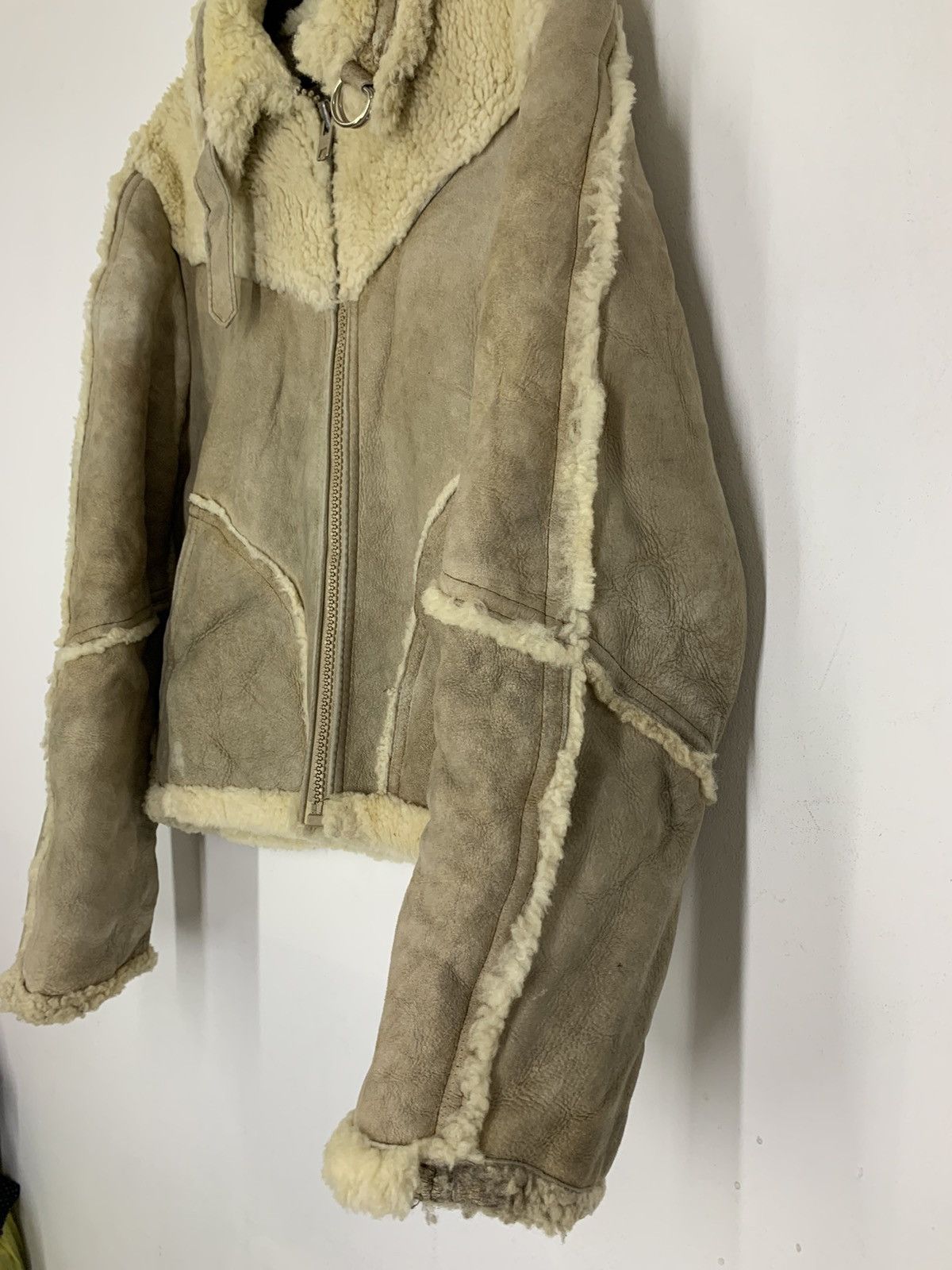Schott Vintage 60s/70s Shearling Coat Real Sheepskin Tannery East Size US M / EU 48-50 / 2 - 2 Thumbnail