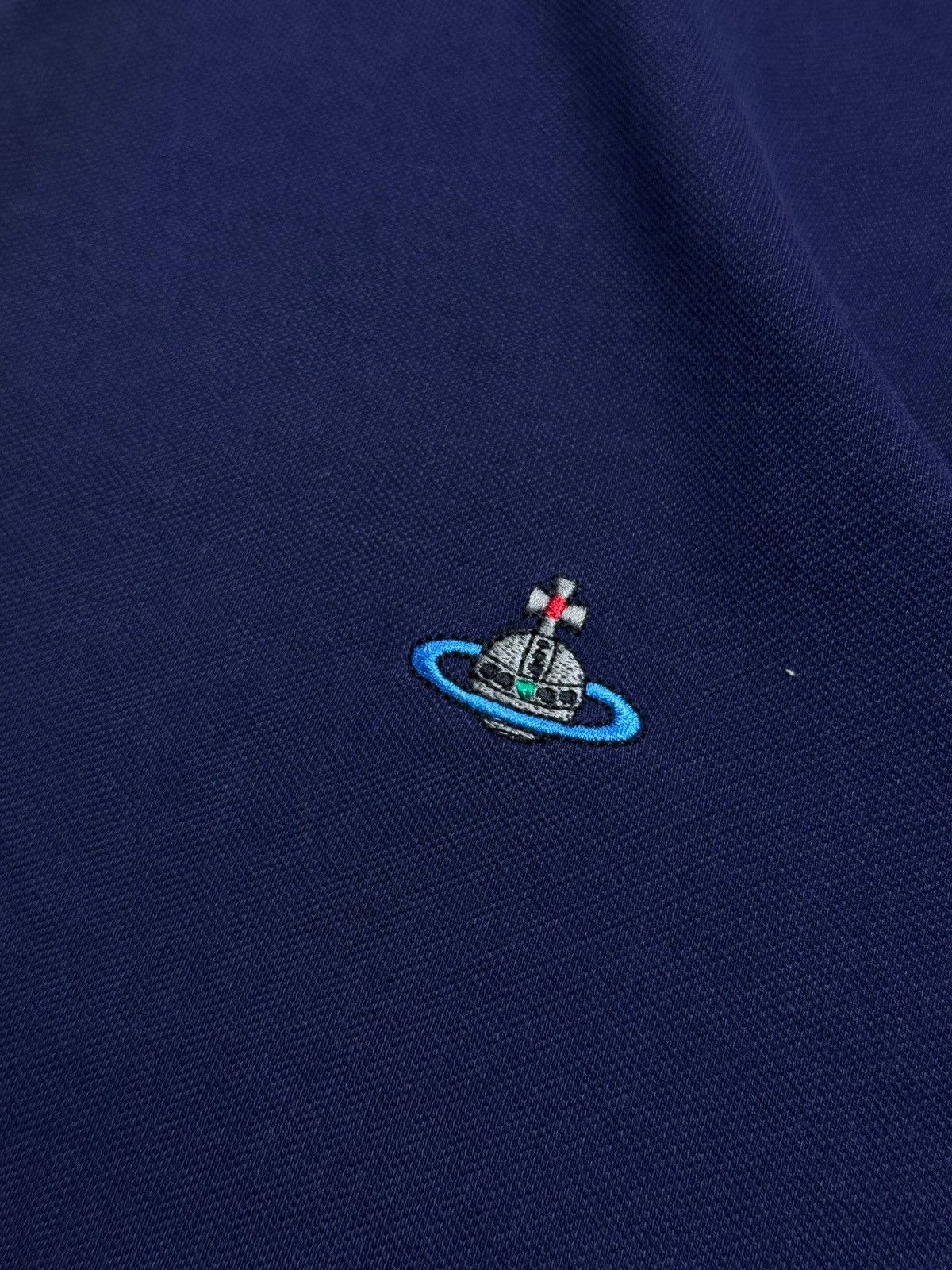Vivienne Westwood Vintage Vivienne Westwood Orb Saturn Logo Polo XL Size US XL / EU 56 / 4 - 3 Thumbnail