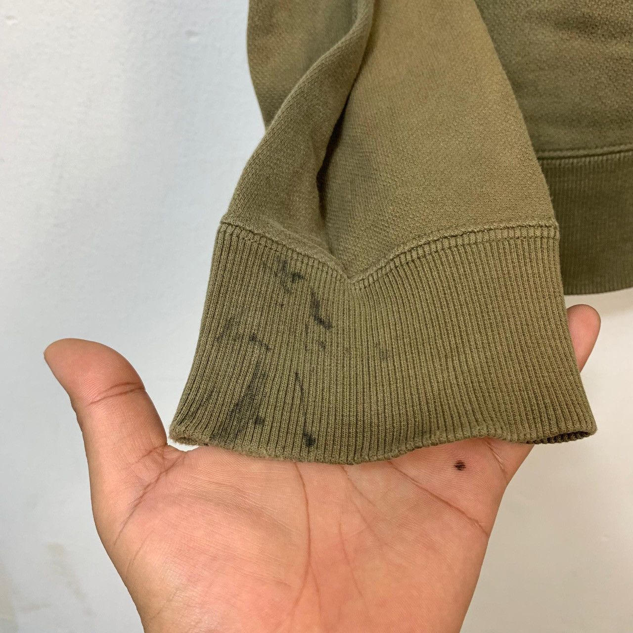 Avirex Avirex US Navy 'Black Aces' Military Green Hoodie Sunfaded Size US L / EU 52-54 / 3 - 11 Thumbnail