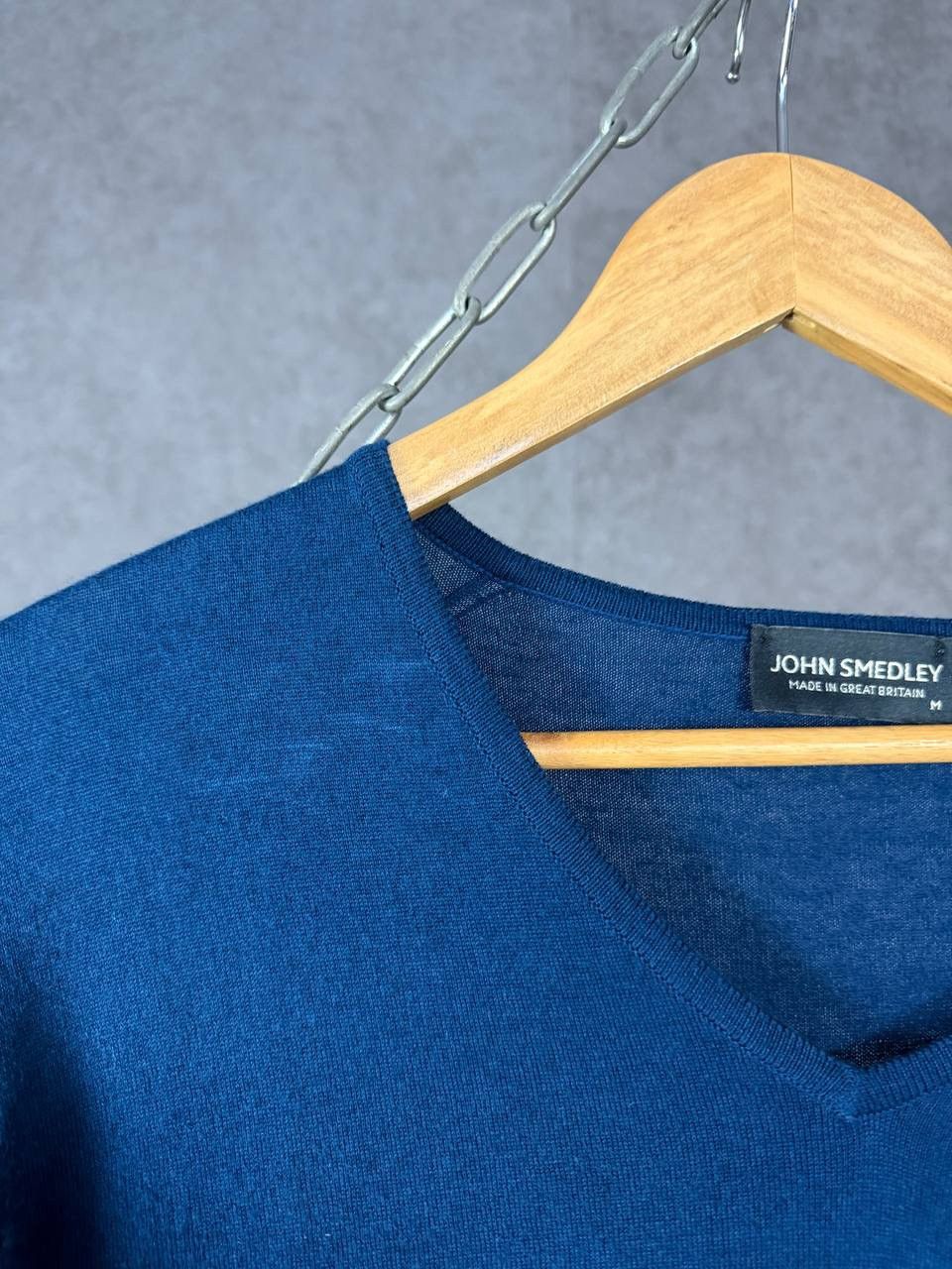 John Smedley John Smedley luxury designer v neck tee Size US M / EU 48-50 / 2 - 6 Thumbnail