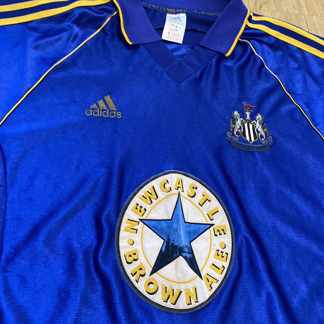 Adidas 1998-00 Newcastle Away Football Adidas Premier Size US S / EU 44-46 / 1 - 3 Thumbnail