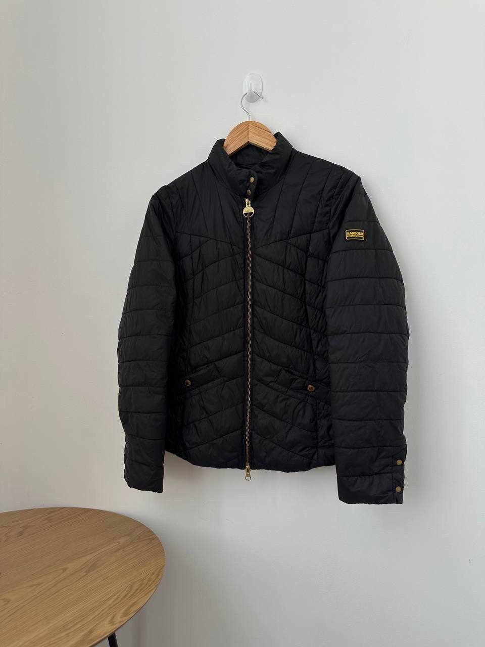 Barbour Vintage Barbour International Quilted Jacket Black Moto Size US M / EU 48-50 / 2 - 10 Thumbnail