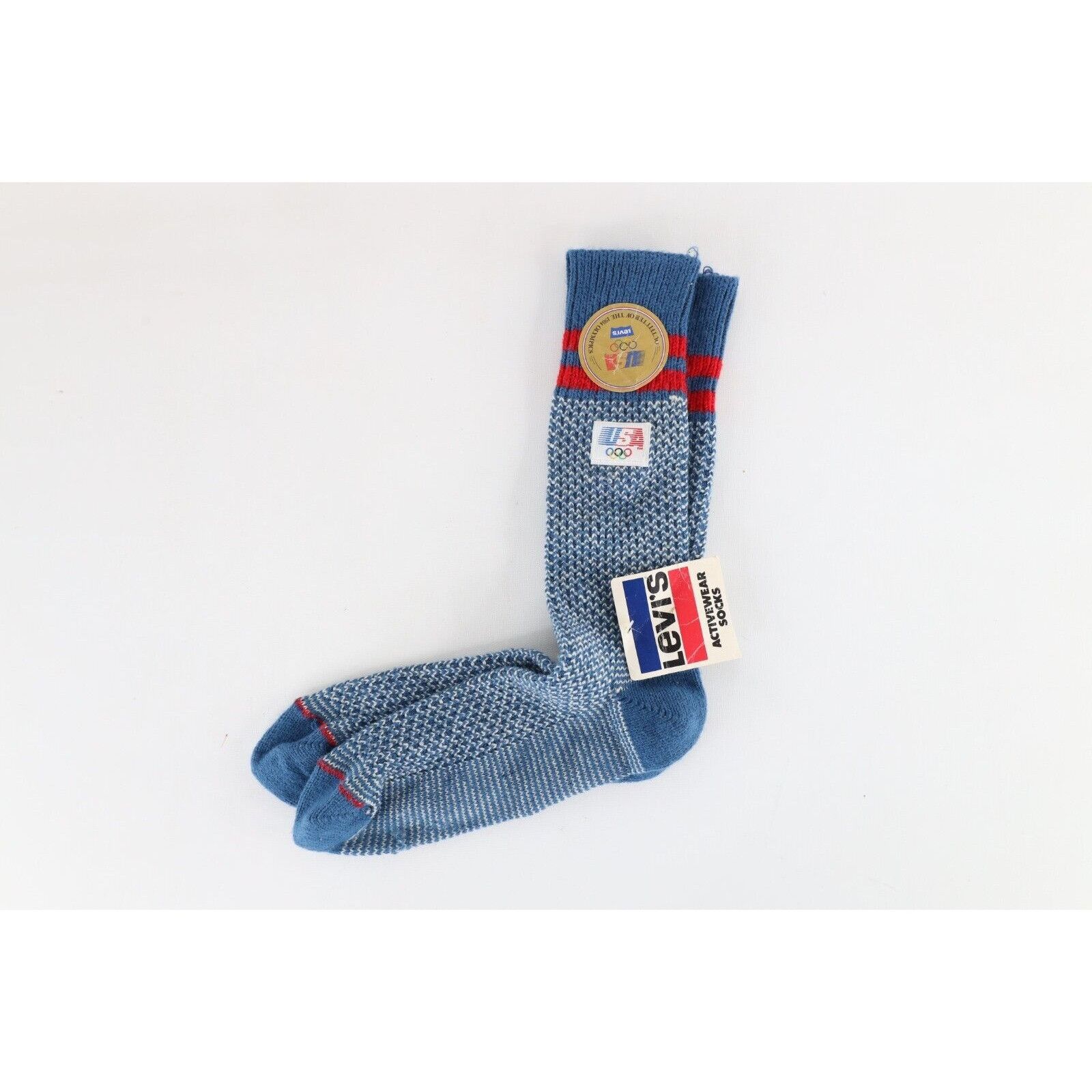 Levi's × Vintage Deadstock Vintage 80s Levis 1984 Olympics Socks Size ONE SIZE - 1 Thumbnail