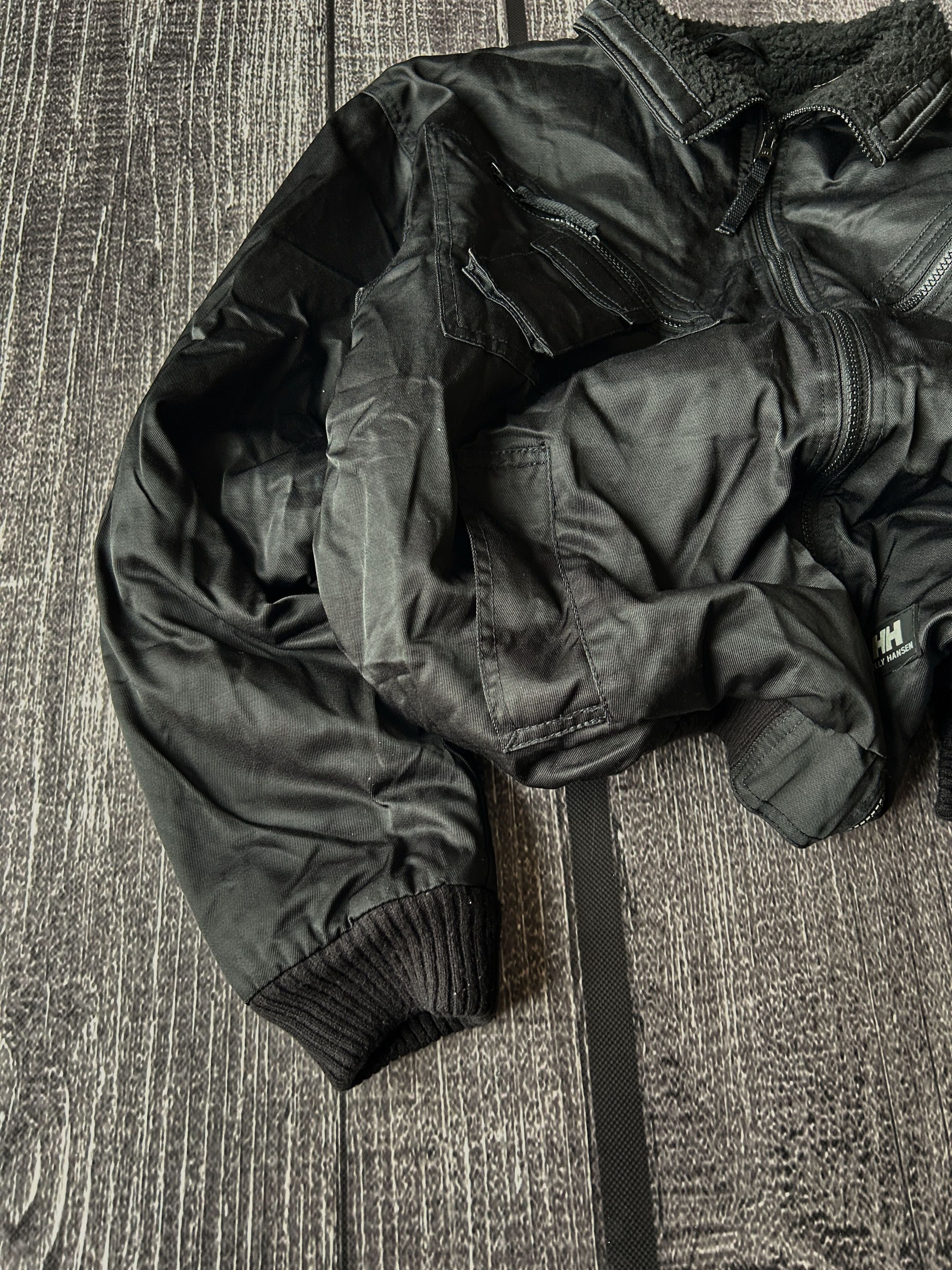 Helly Hansen VTG Rick Owens Opium Style Real Heavy Bomber Jacket 90s Size US L / EU 52-54 / 3 - 2 Thumbnail