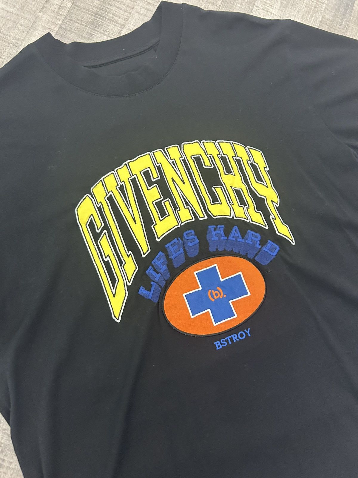 Givenchy Givenchy x Bstroy "Life's Hard" Tee Size US L / EU 52-54 / 3 - 3 Thumbnail