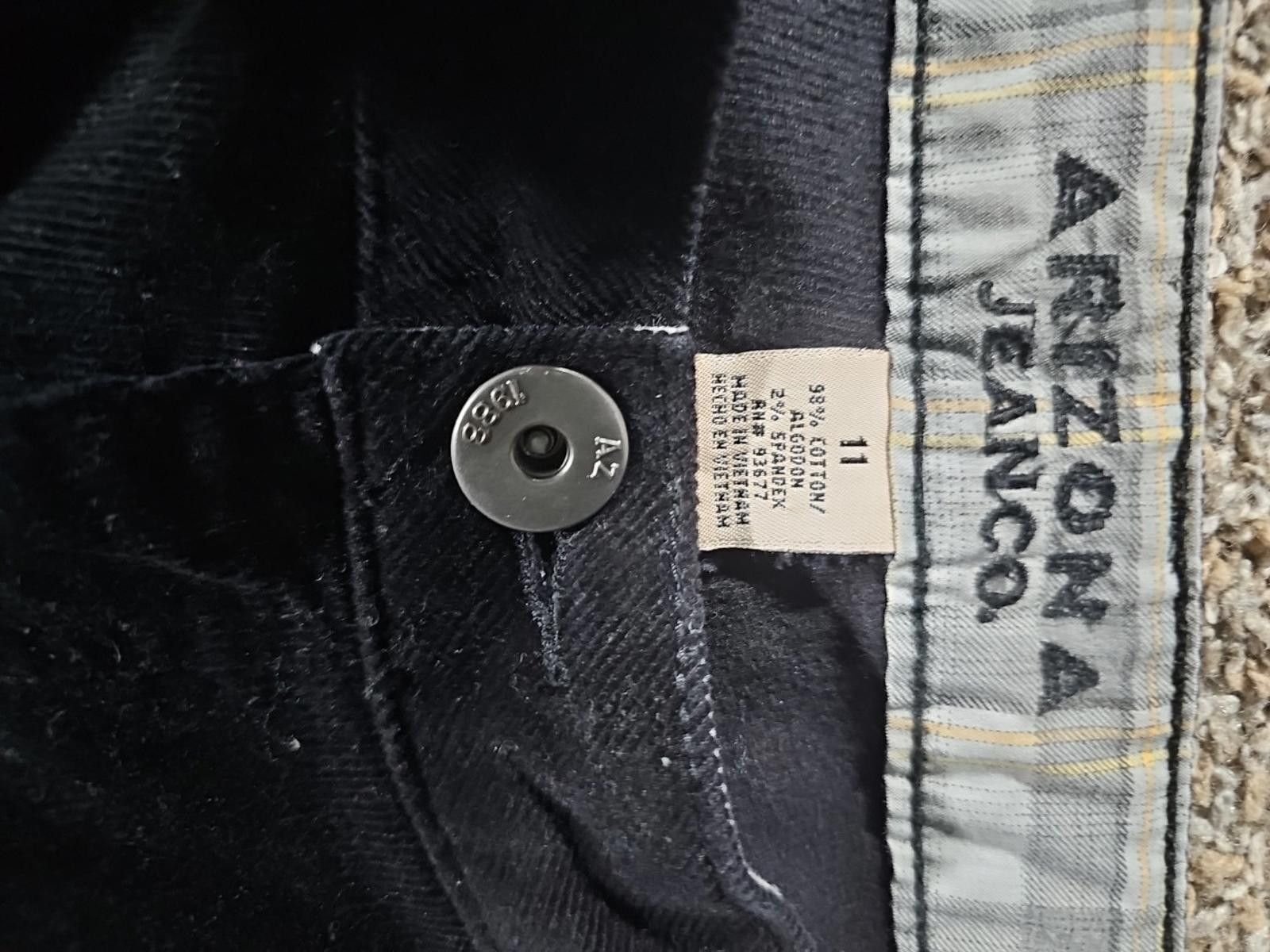 Arizona Jean Co. Arizona Jeans Corduroy Black Pants Sz 11 34x31 Size 34" / US 12 / IT 48 - 2 Thumbnail