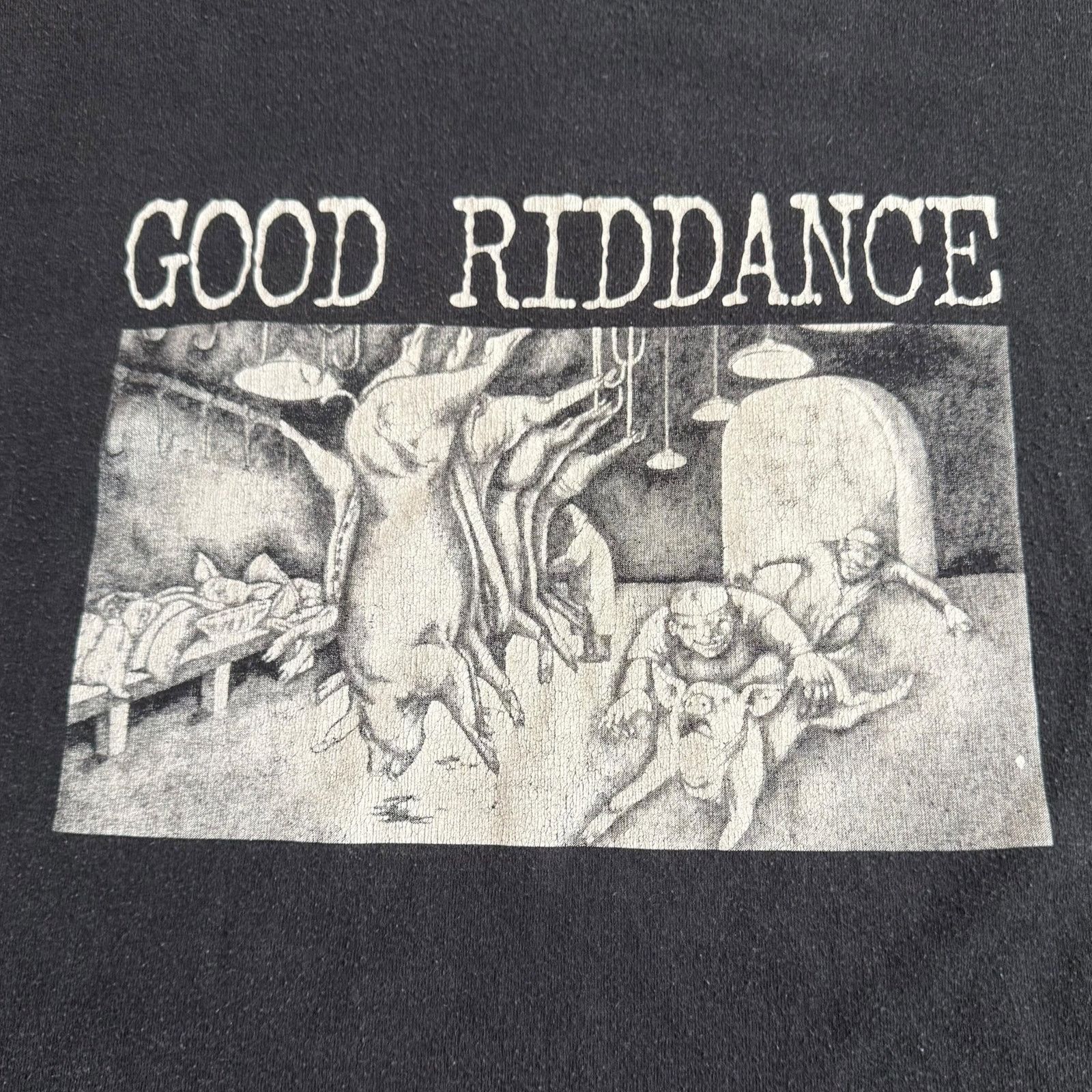 Band Tees Good Riddance Band Go Vegetarian Vintage Shirt Size XL Size US XL / EU 56 / 4 - 2 Thumbnail