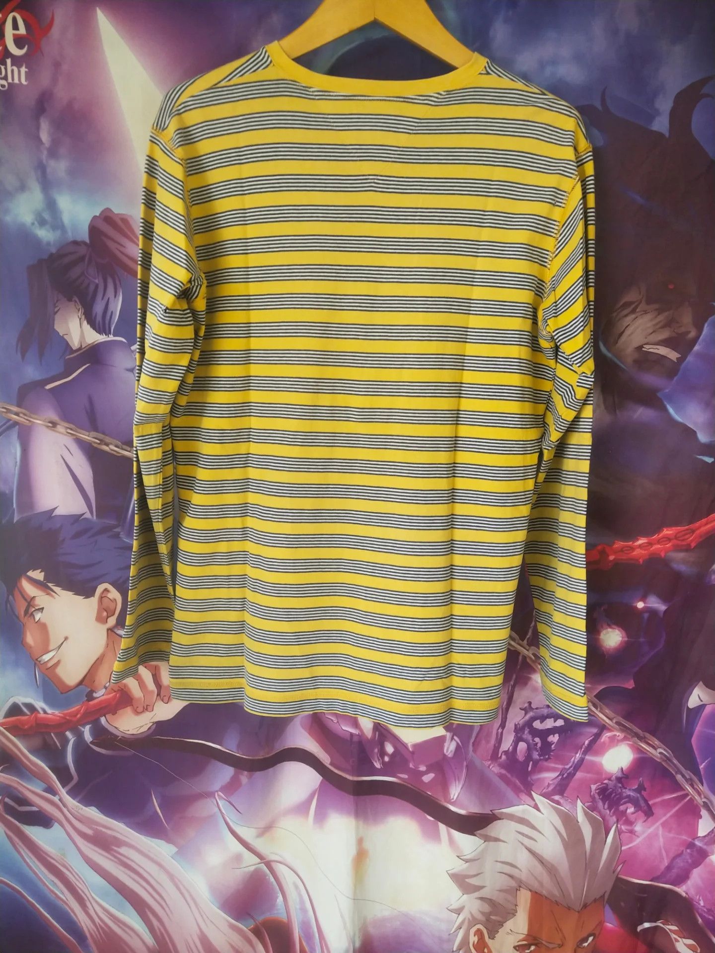 Tommy Hilfiger Vintage Tommy Hilfiger Yellow Striped Longsleeve Size US M / EU 48-50 / 2 - 4 Thumbnail