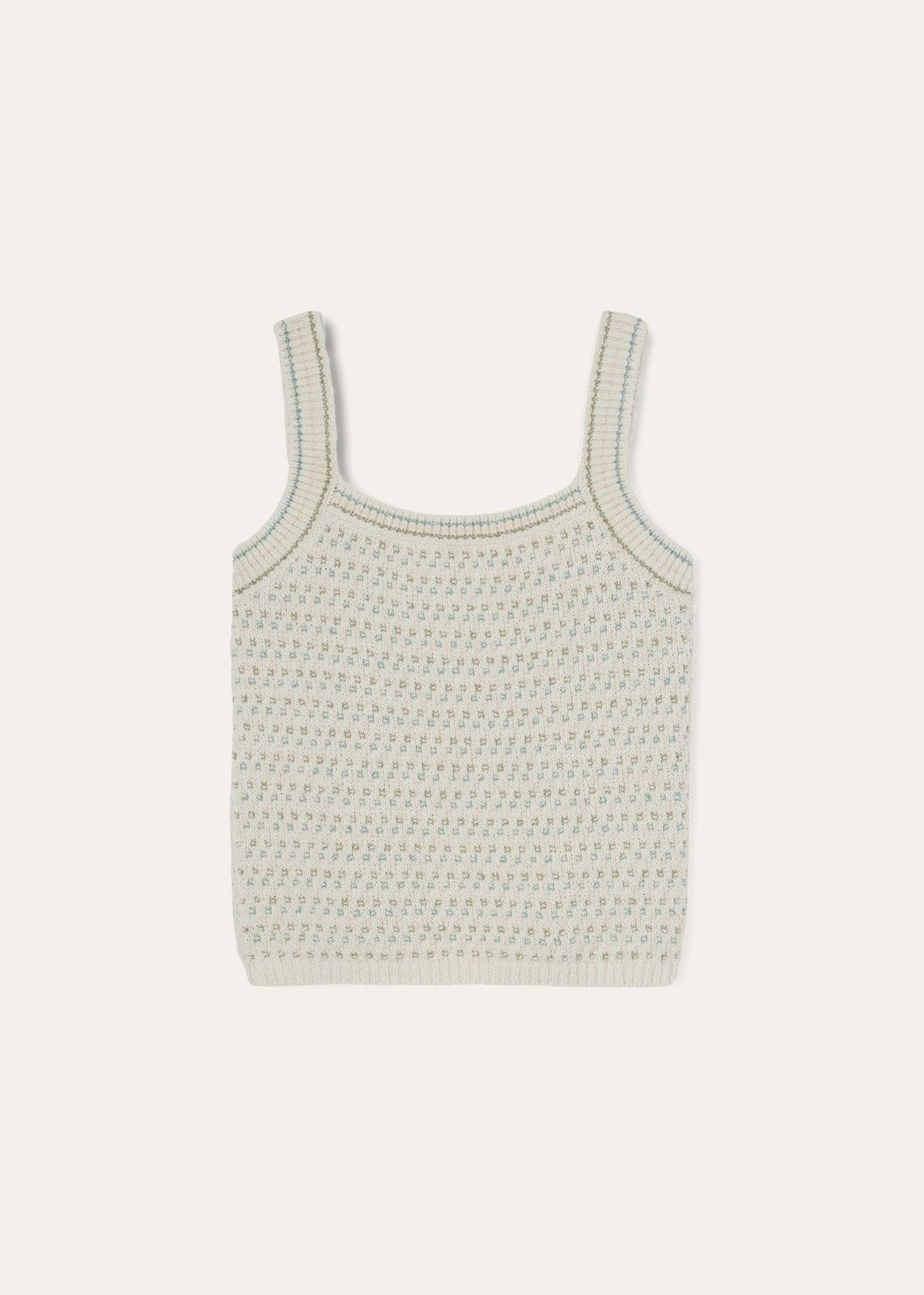 Loro Piana o1srvl11e0824 Cotton Crop Top in Multicolor Size M / US 6-8 / IT 42-44 - 2 Thumbnail
