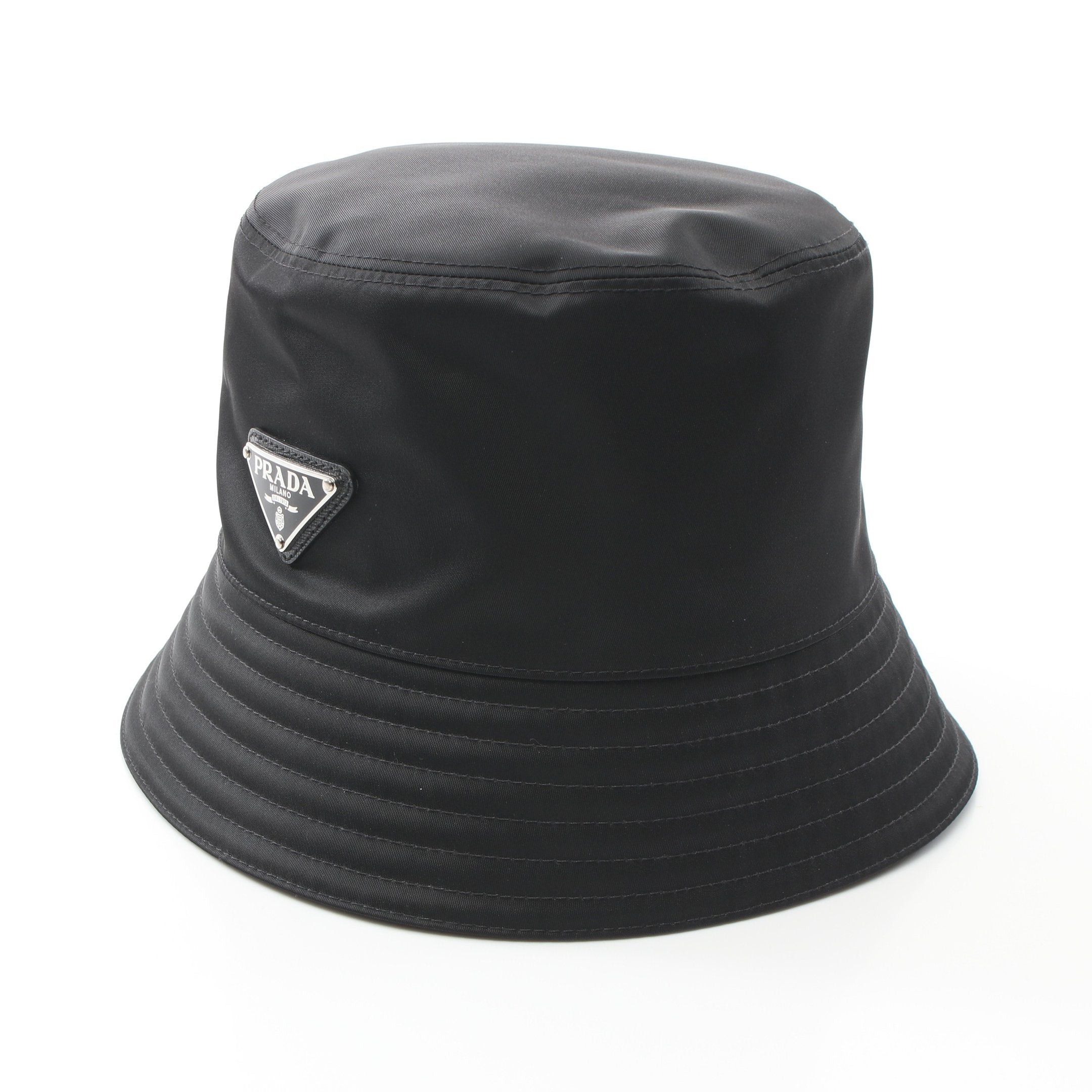 Prada Prada Bucket Hat Nylon Black Size ONE SIZE - 1 Thumbnail