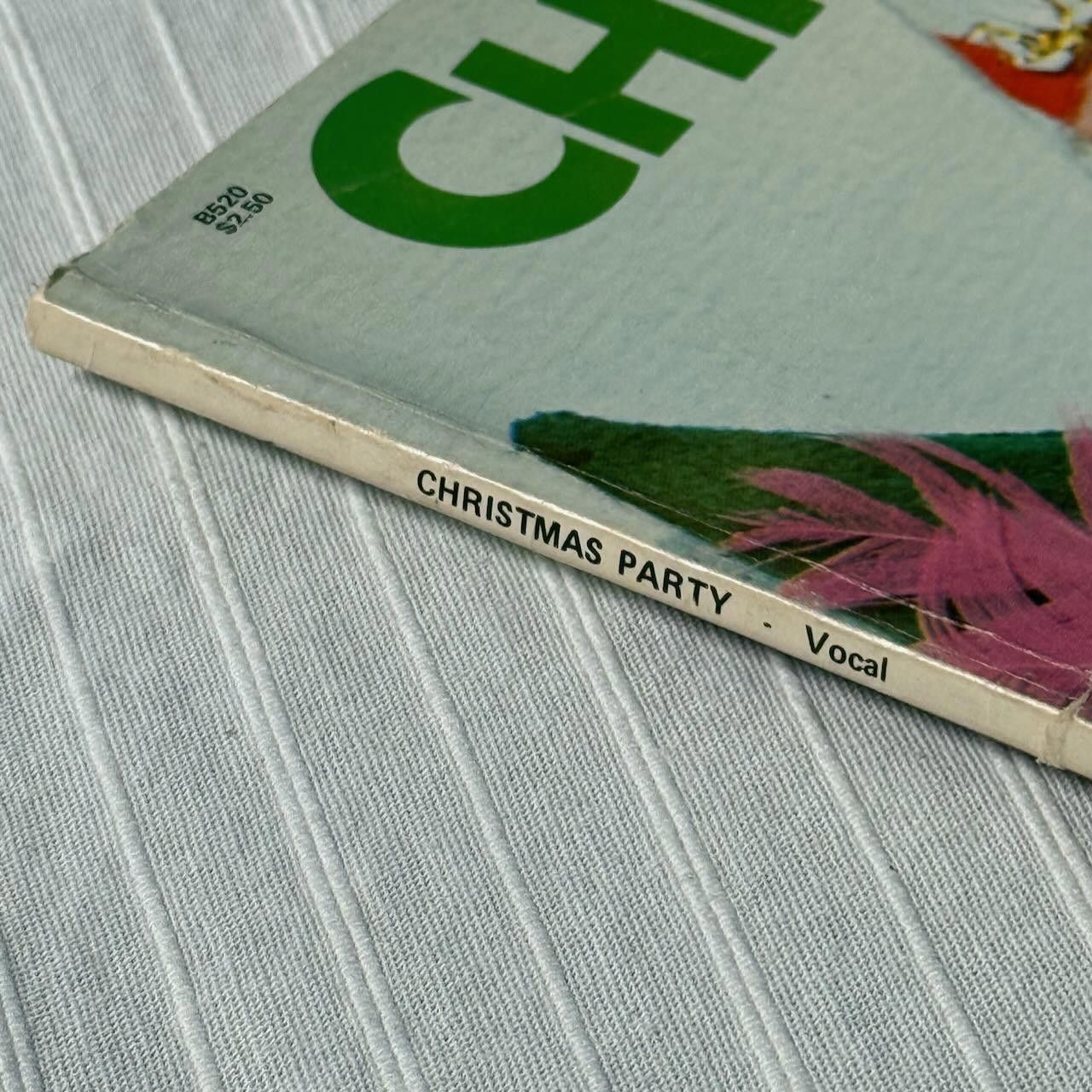 Designer Vintage 1972 Christmas Party Sheet Music Piano/Vocal Edition Size ONE SIZE - 5 Thumbnail