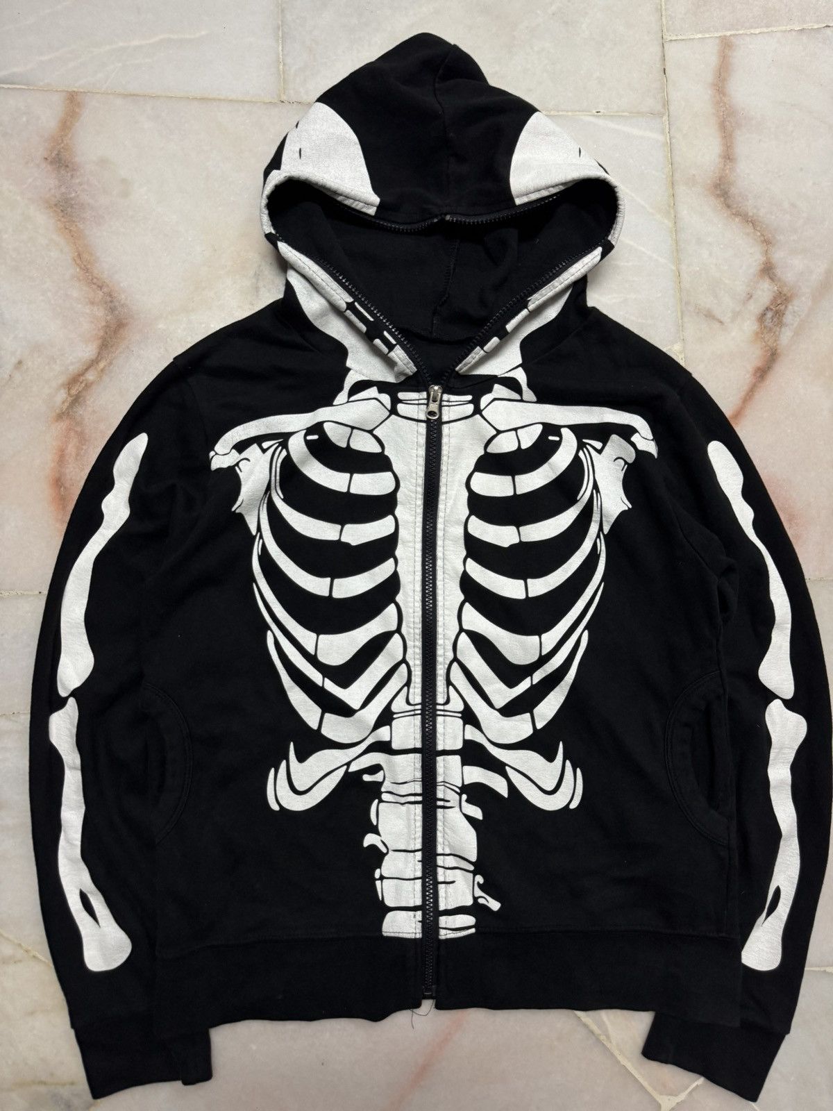 Roen 💥KAPITAL INSPIRED SKELETON BONES FULLY ZIPPER BY JAPANESE Size US S / EU 44-46 / 1 - 9 Thumbnail