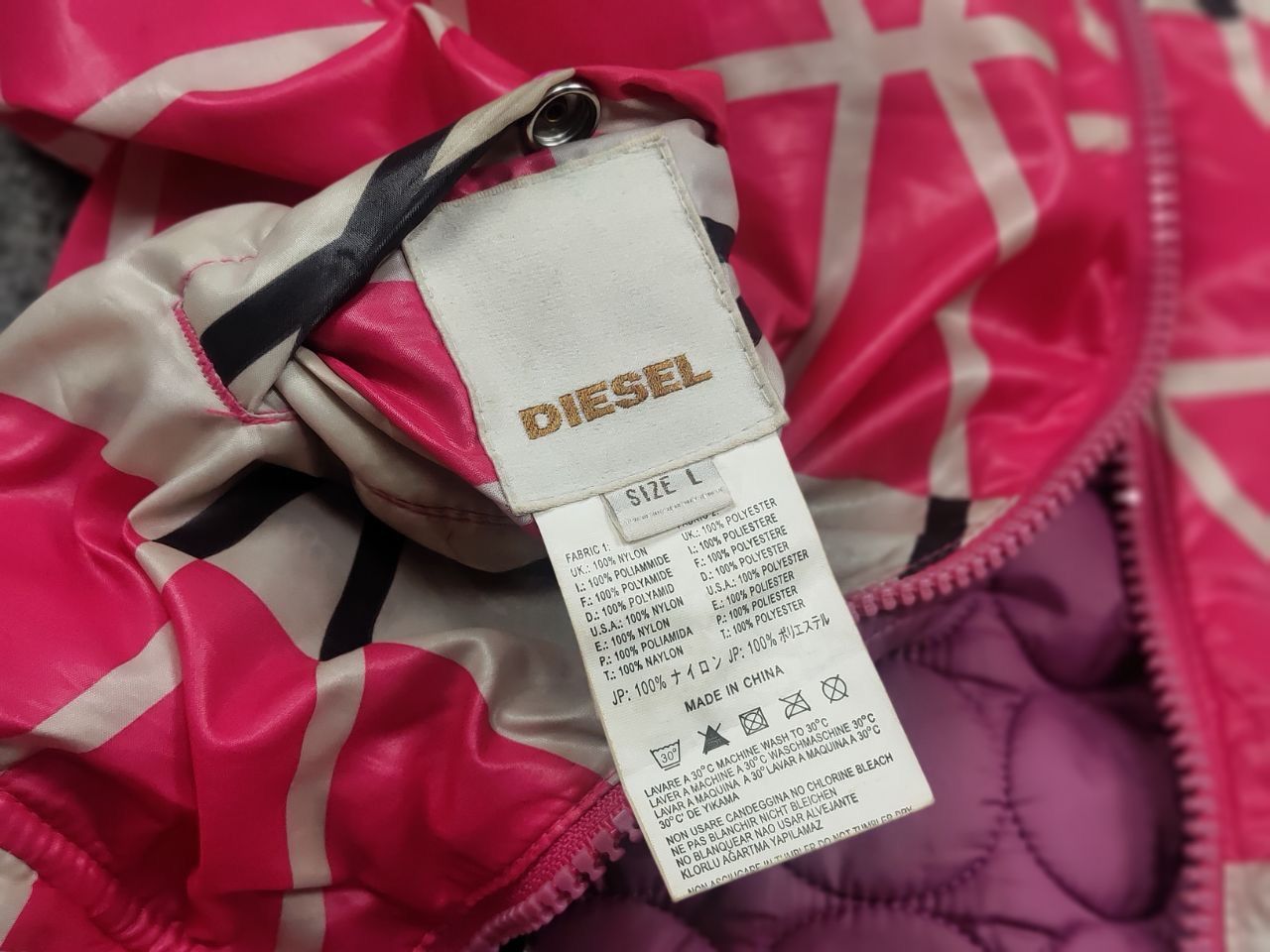 Diesel Vintage Diesel Y2K Reversible asymmetrical Zip Vest Jacket Size L / US 10 / IT 46 - 20 Thumbnail