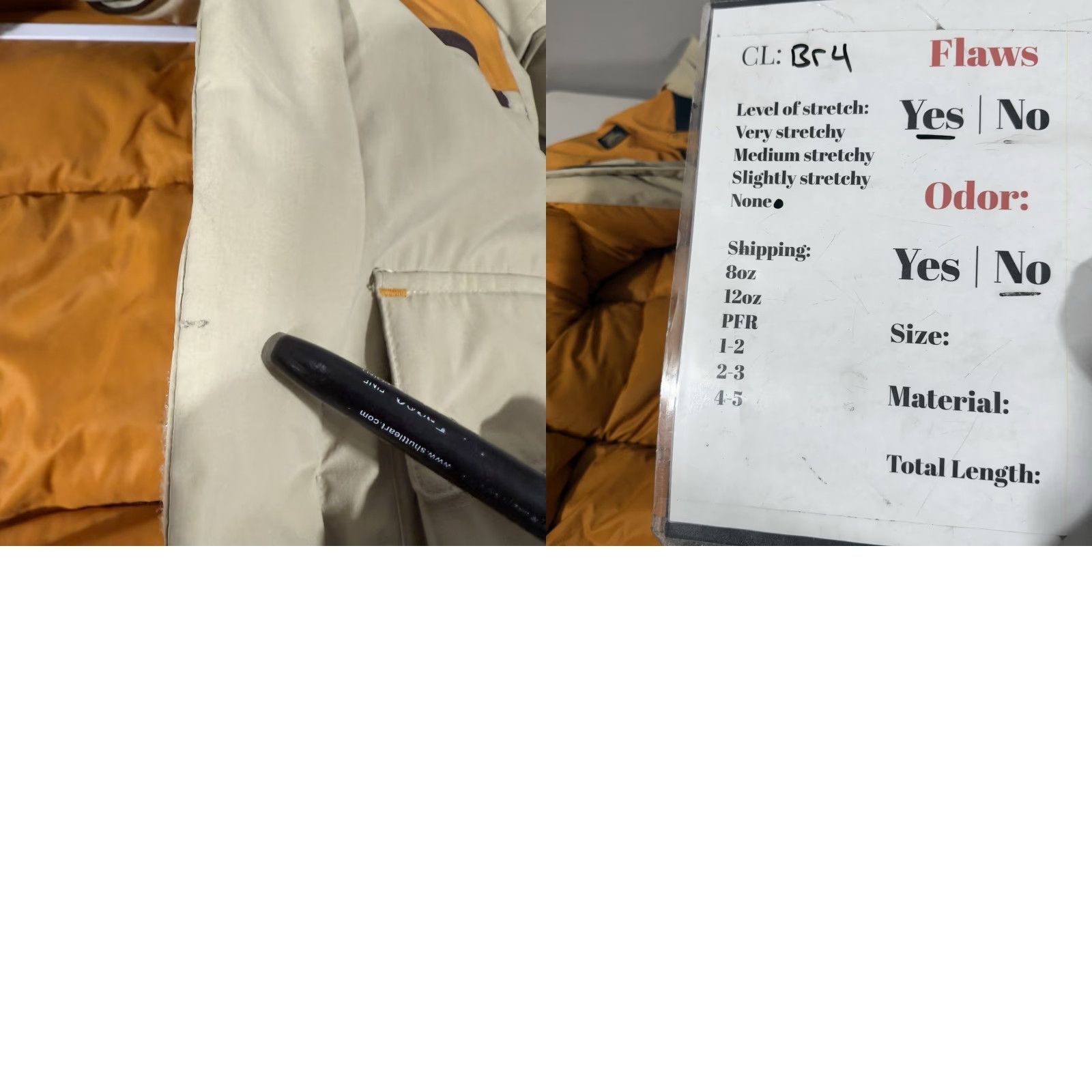 Vintage Millet Down Long Trench Jacket Coat Orange Beige Hood Women’s XS/XS Jacket, Puffer, 90/XS, Beige Orange, MilLet, Wool? Size XS / US 0-2 / IT 36-38 - 10 Thumbnail